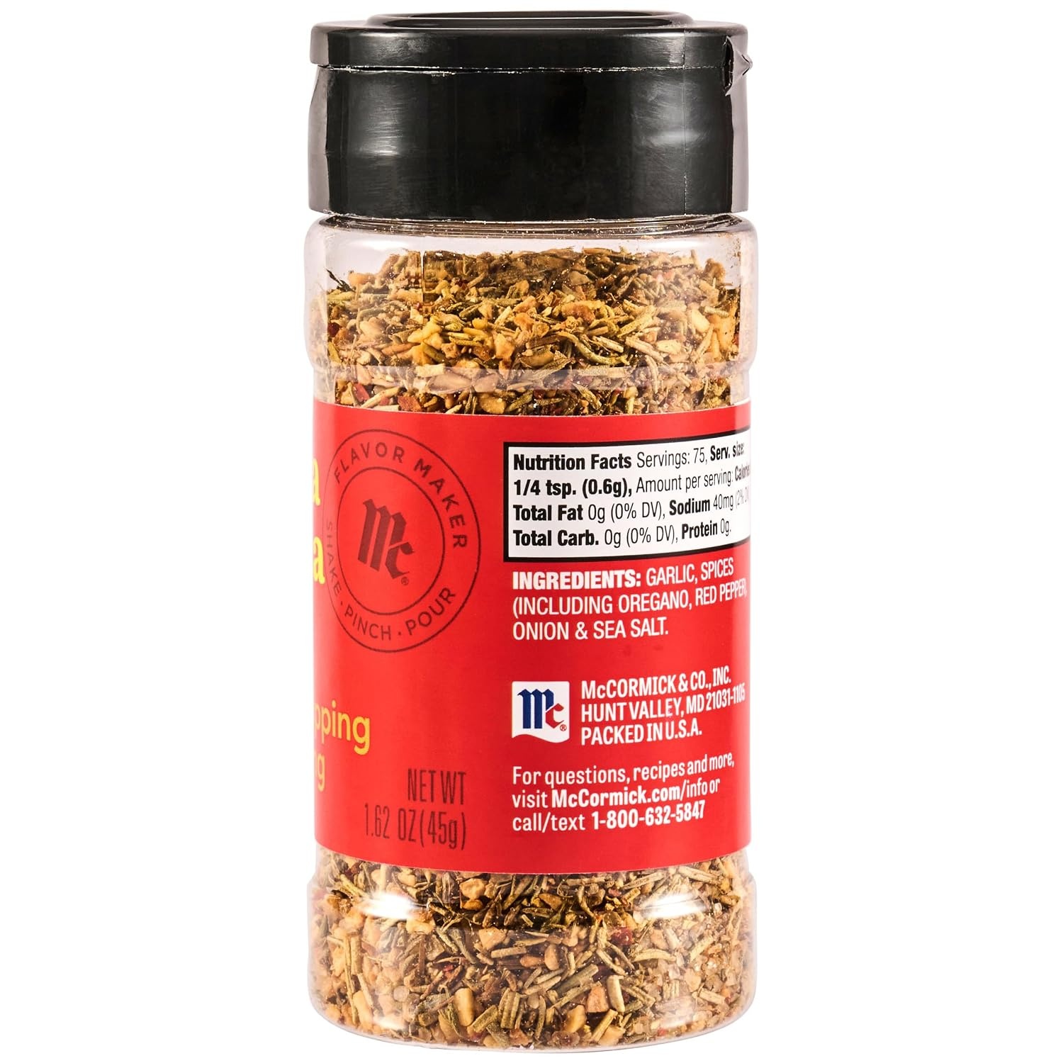 image:imageMcCormick Pizza Topping Seasoning Flavor Maker 162 oz
