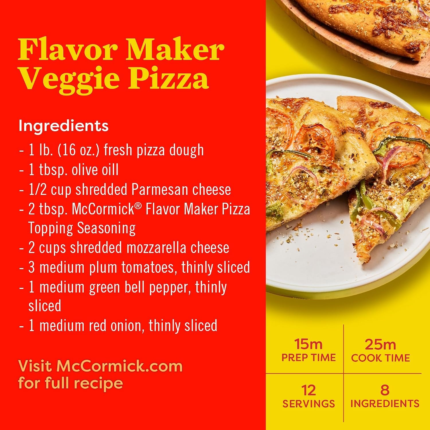 image:imageMcCormick Pizza Topping Seasoning Flavor Maker 162 oz