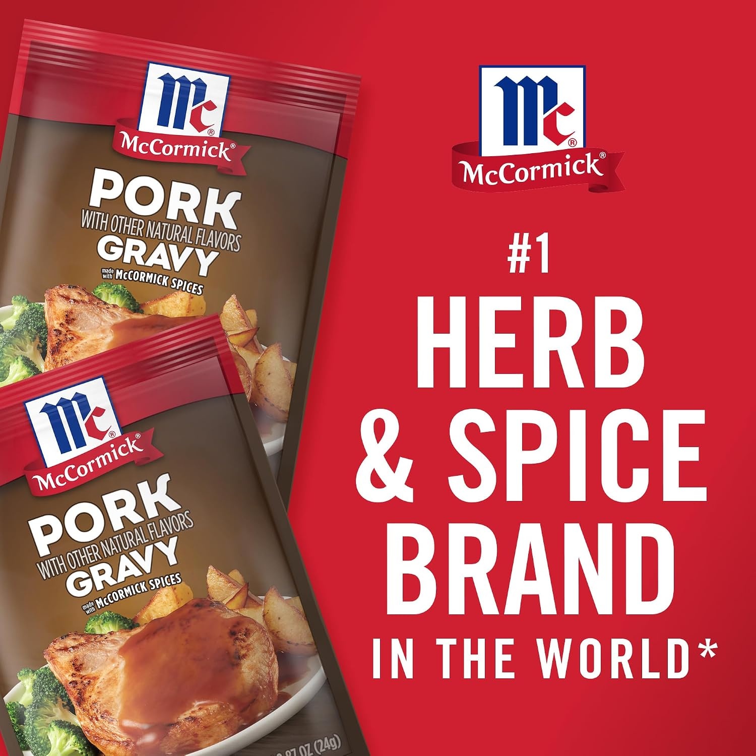 image:imageMcCormick Pork Gravy Mix 087 oz Pack of 12Pork Gravy Mix