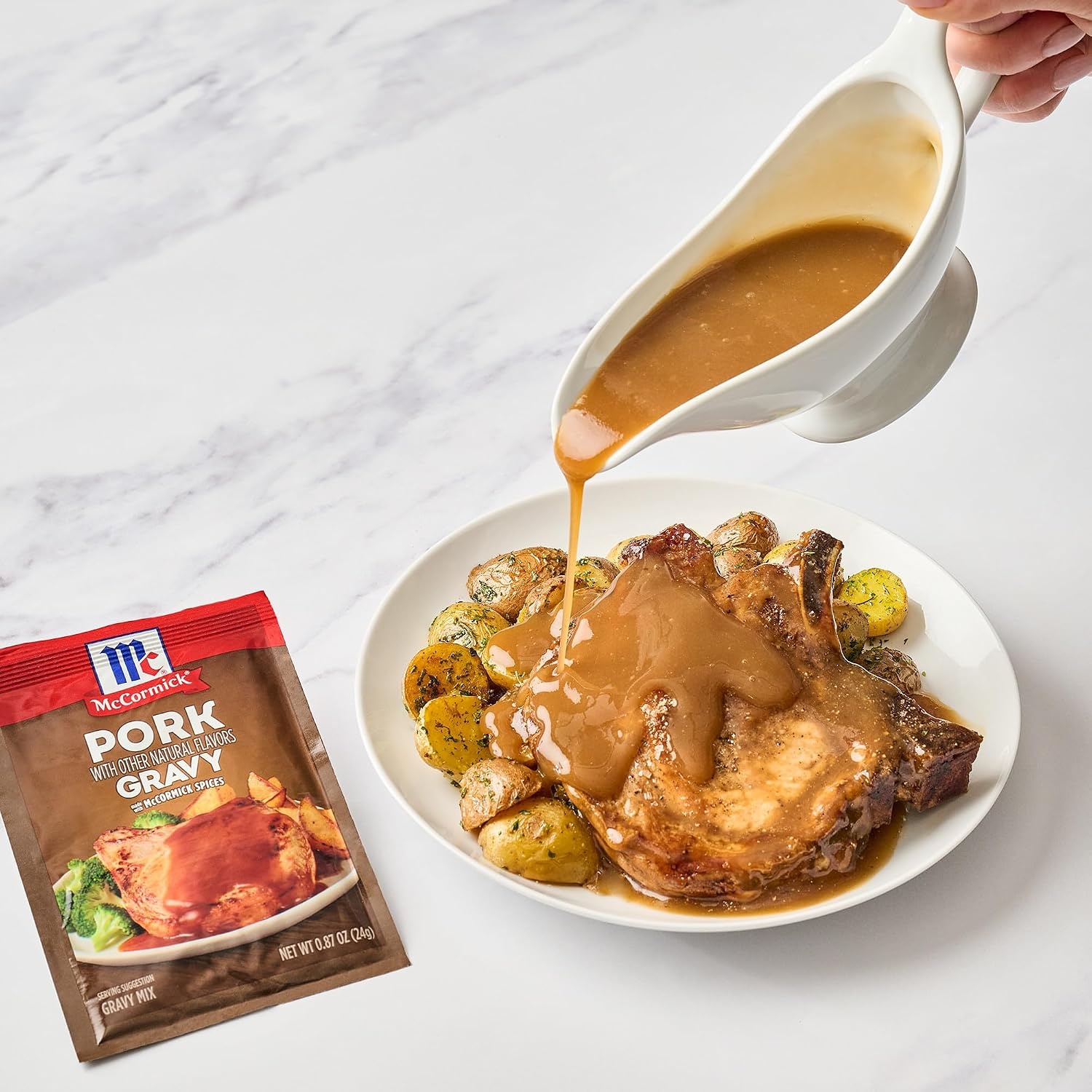 image:imageMcCormick Pork Gravy Mix 087 oz Pack of 12Pork Gravy Mix