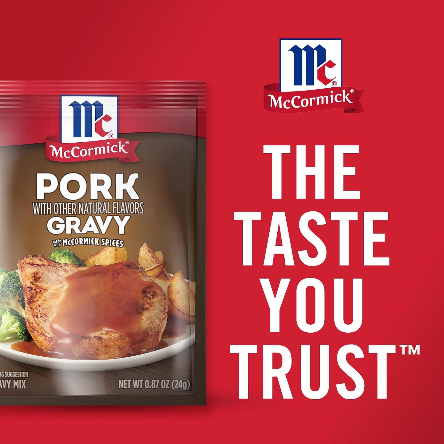 image:imageMcCormick Pork Gravy Mix 087 oz Pack of 12Pork Gravy Mix