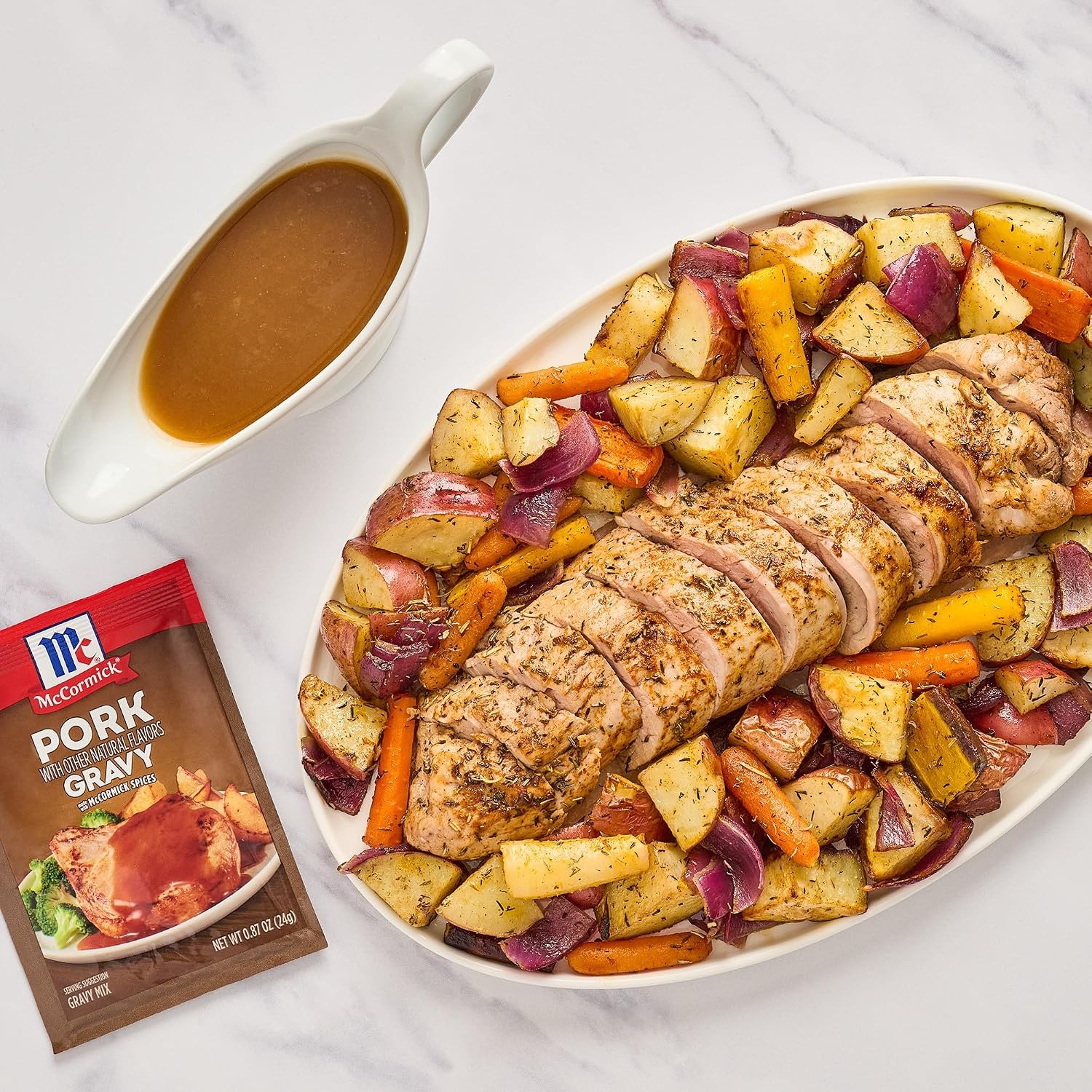 image:imageMcCormick Pork Gravy Mix 087 oz Pack of 12Pork Gravy Mix