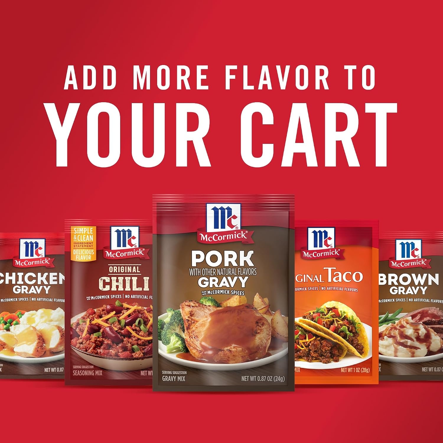 image:imageMcCormick Pork Gravy Mix 087 oz Pack of 12Pork Gravy Mix