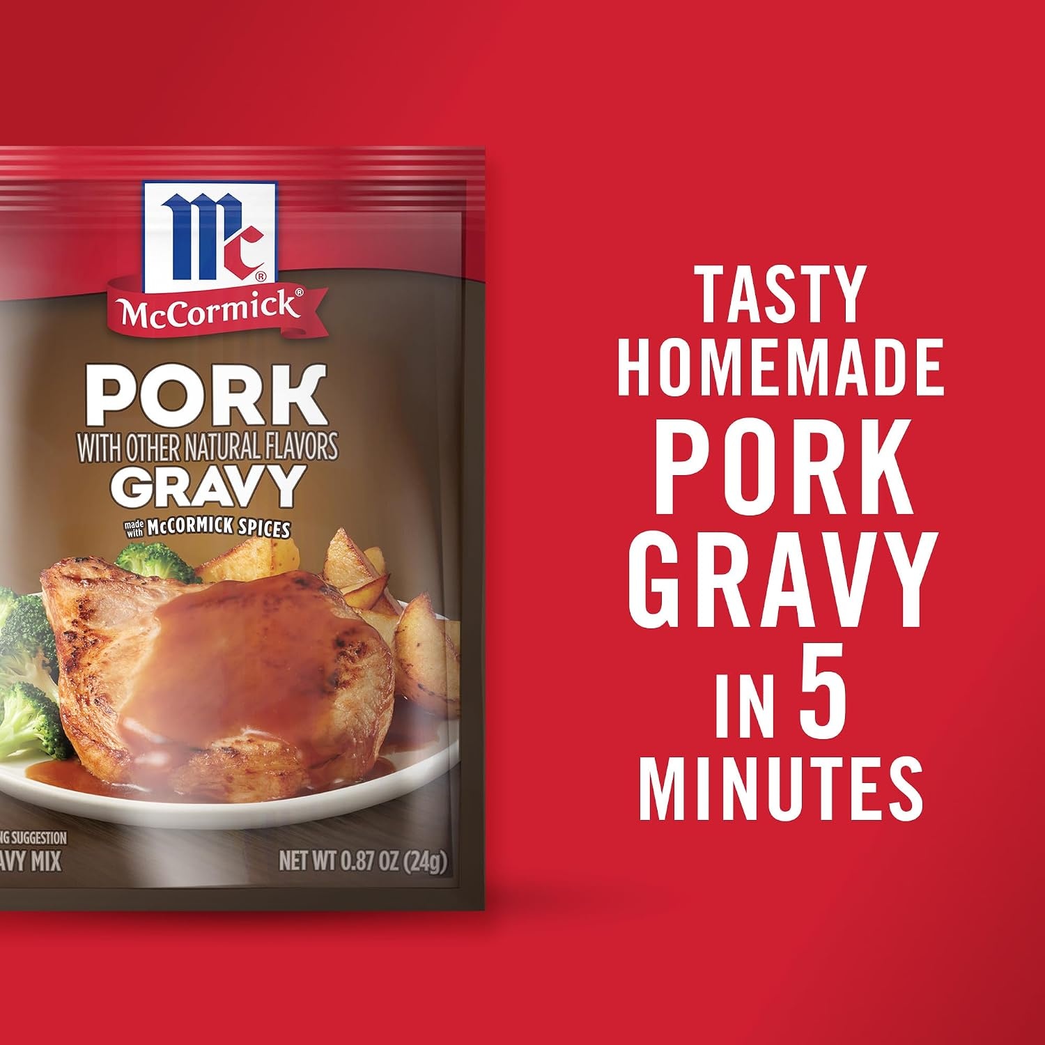 image:imageMcCormick Pork Gravy Mix 087 oz Pack of 12Pork Gravy Mix