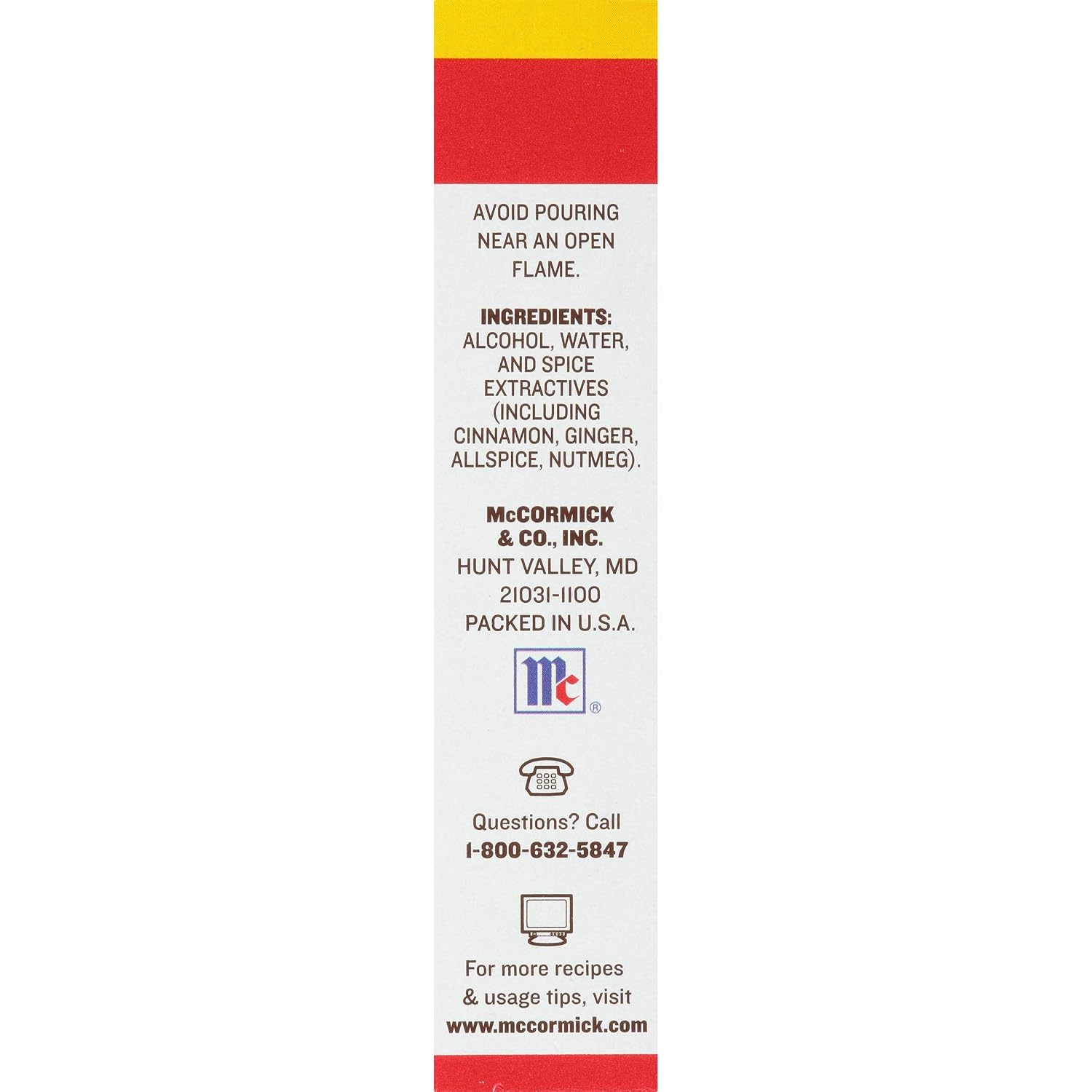image:imageMcCormick Pure Pumpkin Pie Spice Blend Extract 1 fl oz2 Fl Oz Pack of 1