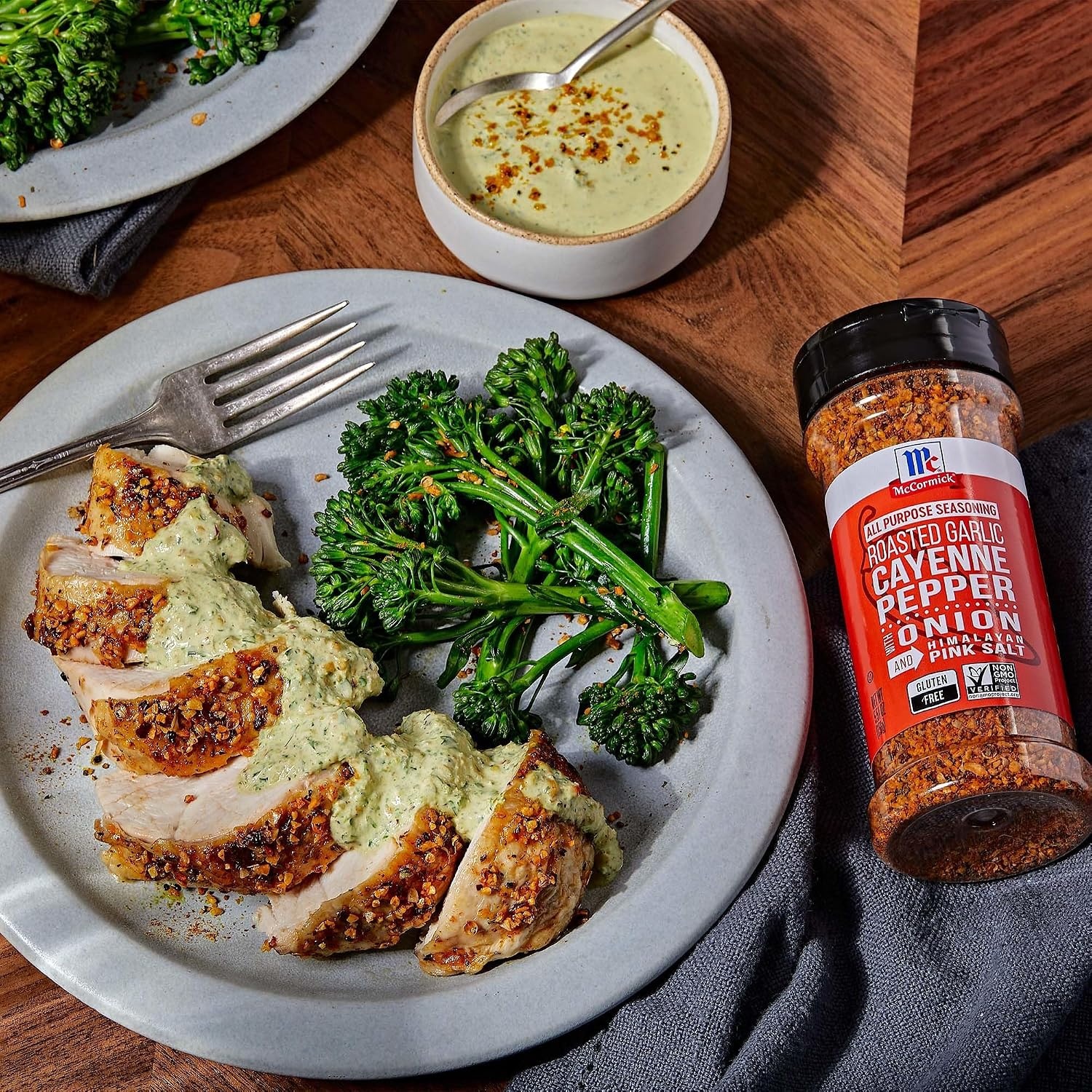 image:imageMcCormick Roasted Garlic Cayenne Pepper with Onion and Himalayan Pink Salt All Purpose Seasoning 551 oz
