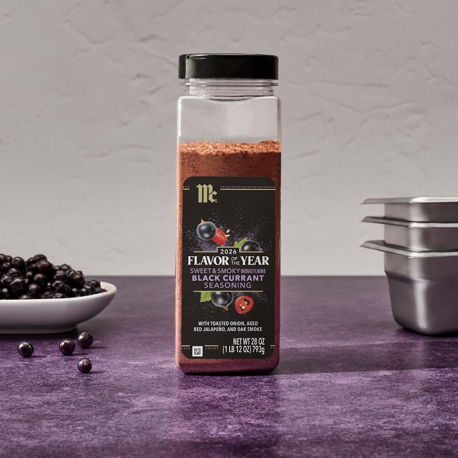 image:imageMcCormick Seasoning Black Currant Sweet amp Smoky 2026 Flavor of the Year Made for Chefs Sweet Savory amp Balanced Black Currant Rub 28 oz Pack of 628 Ounce Pack of 1