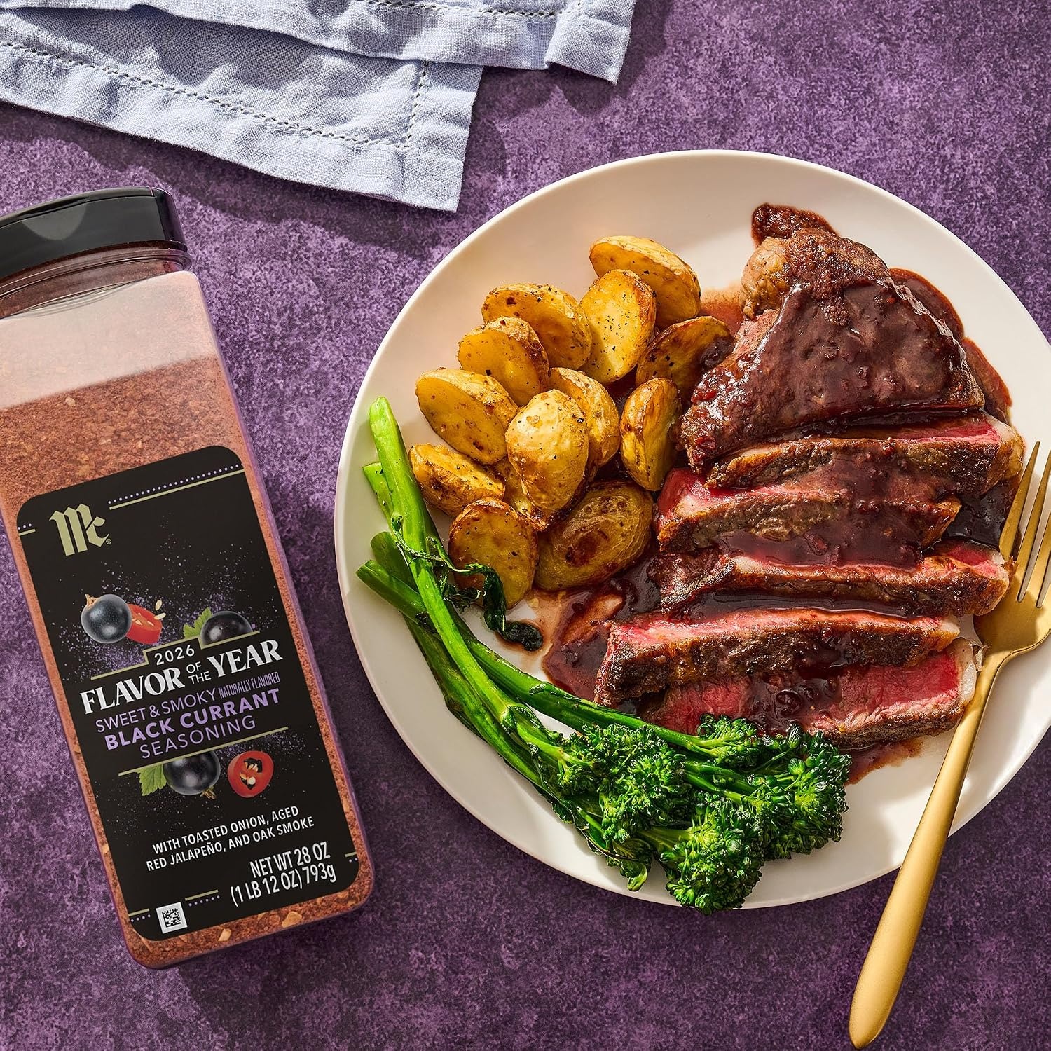 image:imageMcCormick Seasoning Black Currant Sweet amp Smoky 2026 Flavor of the Year Made for Chefs Sweet Savory amp Balanced Black Currant Rub 28 oz Pack of 628 Ounce Pack of 6