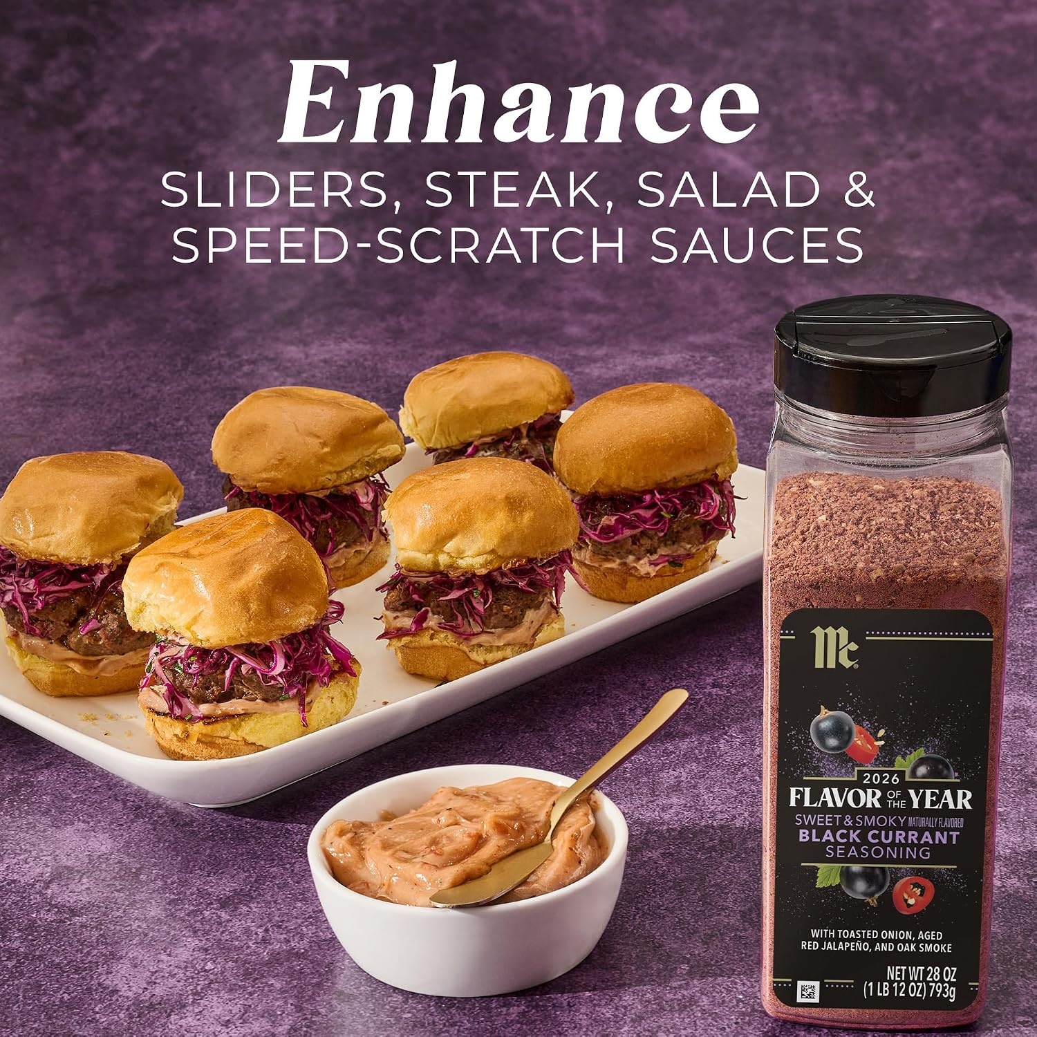 image:imageMcCormick Seasoning Black Currant Sweet amp Smoky 2026 Flavor of the Year Made for Chefs Sweet Savory amp Balanced Black Currant Rub 28 oz Pack of 628 Ounce Pack of 6