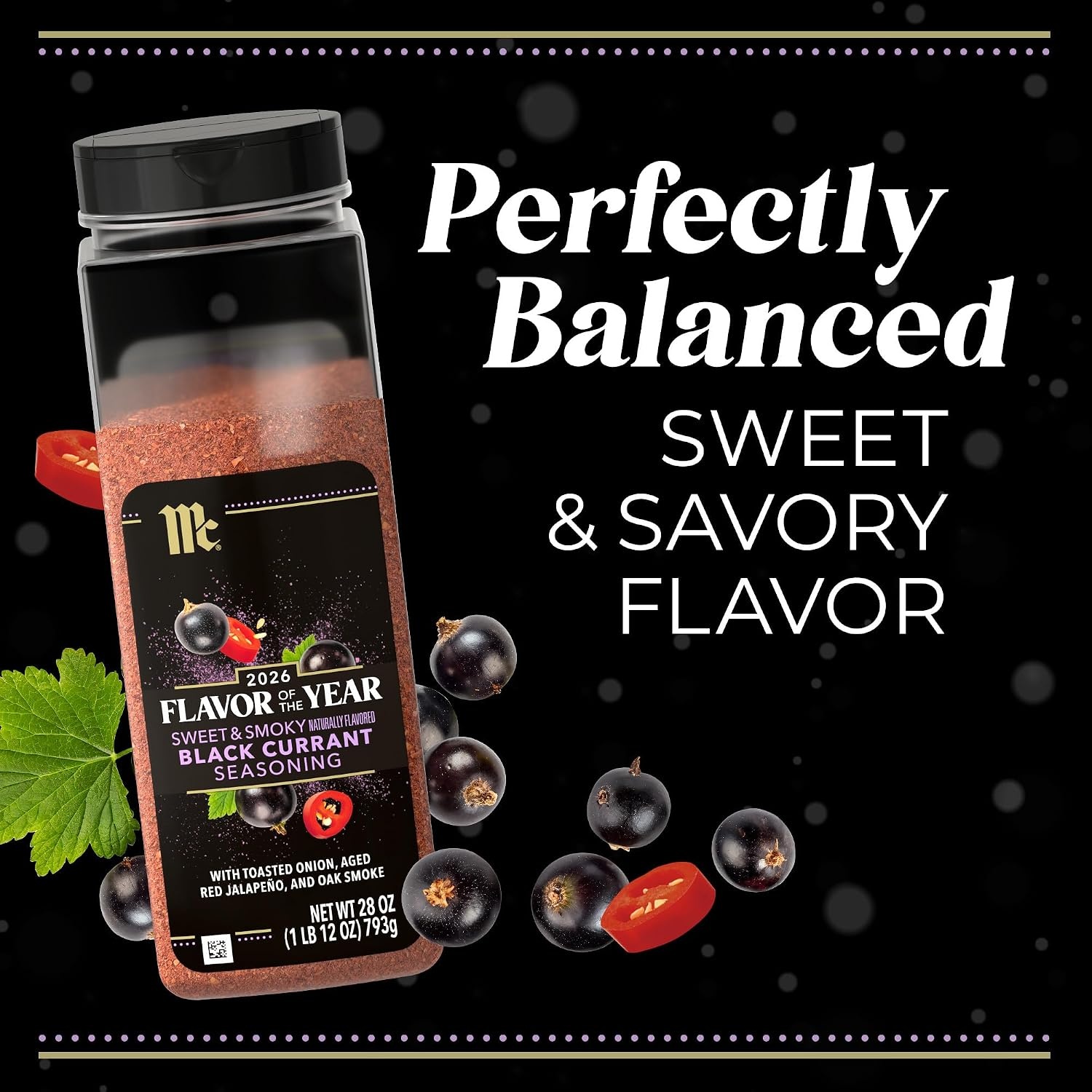 image:imageMcCormick Seasoning Black Currant Sweet amp Smoky 2026 Flavor of the Year Made for Chefs Sweet Savory amp Balanced Black Currant Rub 28 oz Pack of 628 Ounce Pack of 6