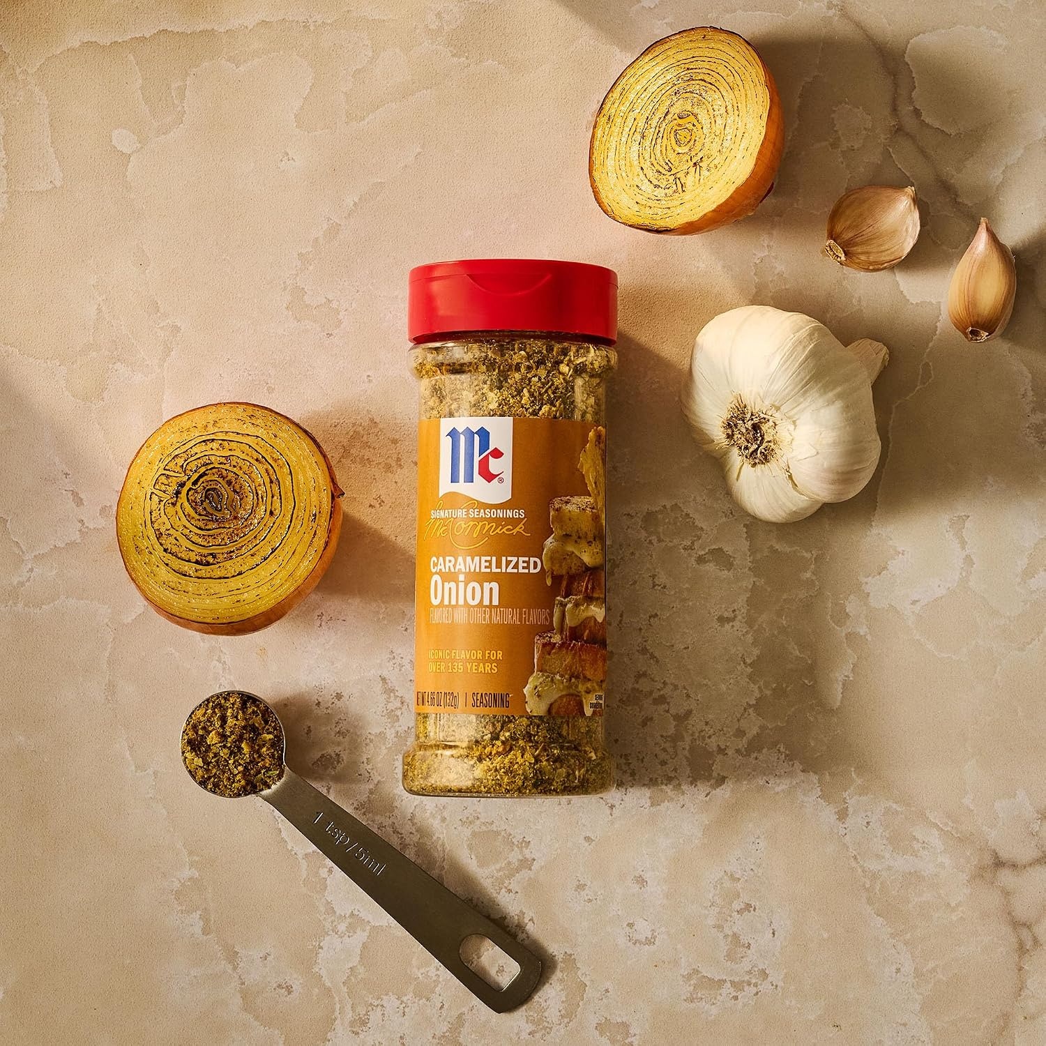 image:imageMcCormick Seasoning Caramelized Onion Signature Seasonings No Artificial Flavors No MSG Added Sweet Caramelized Onion amp Savory Umami Flavor Shake On 466 oz466 Ounce Pack of 1