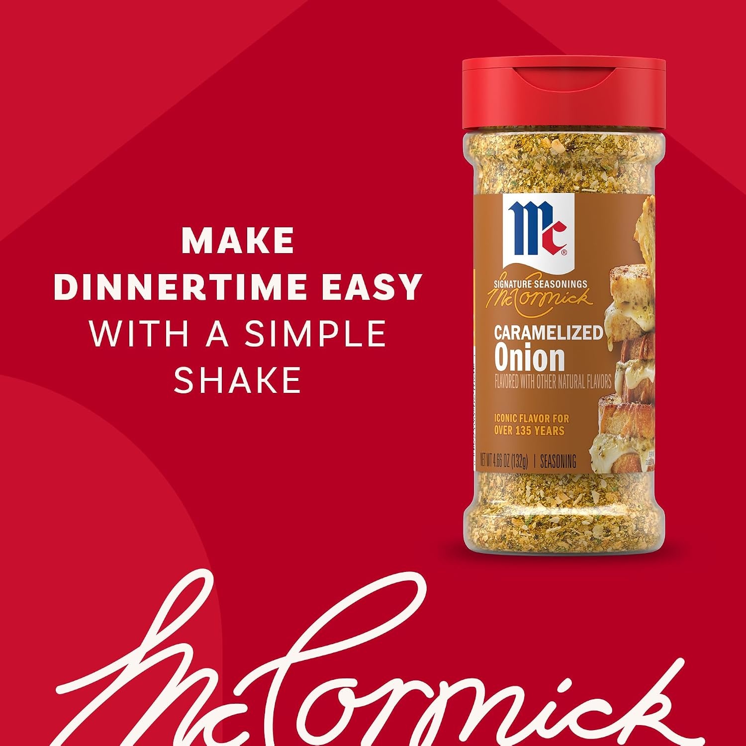 image:imageMcCormick Seasoning Caramelized Onion Signature Seasonings No Artificial Flavors No MSG Added Sweet Caramelized Onion amp Savory Umami Flavor Shake On 466 oz466 Ounce Pack of 2