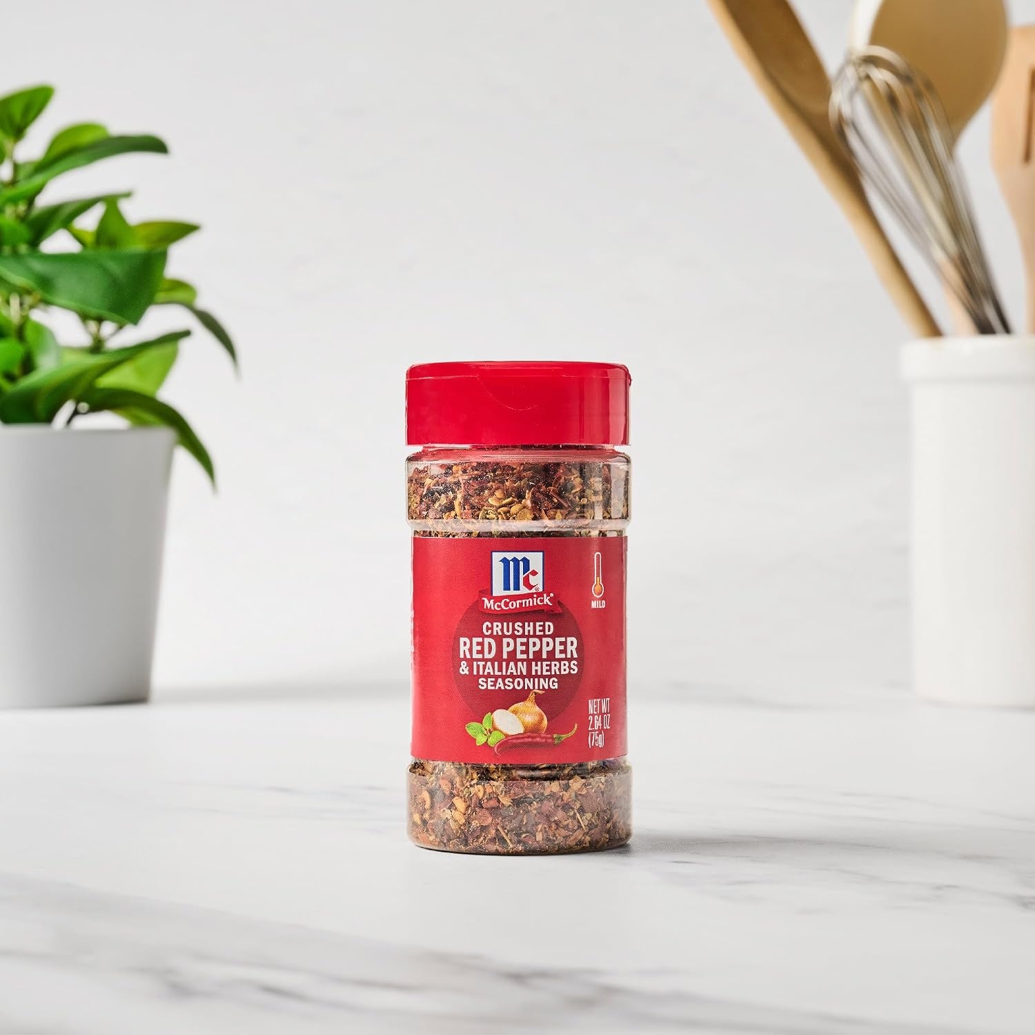image:imageMcCormick Seasoning Crushed Red Pepper amp Italian Herbs Robust Italian Seasoning for Garlic Bread Pasta Dip and More 264 oz
