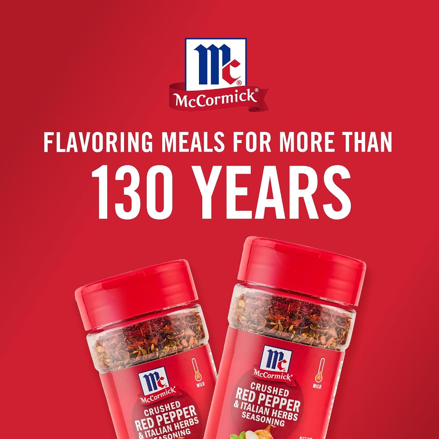 image:imageMcCormick Seasoning Crushed Red Pepper amp Italian Herbs Robust Italian Seasoning for Garlic Bread Pasta Dip and More 264 oz