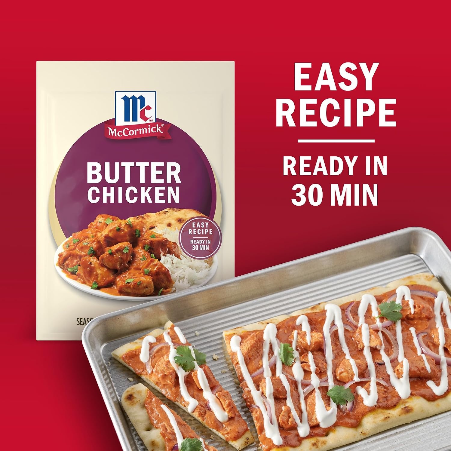 image:imageMcCormick Seasoning Mix Butter Chicken For Aromatic Indian Butter Chicken Thats Ready in 30 Minutes 087 oz