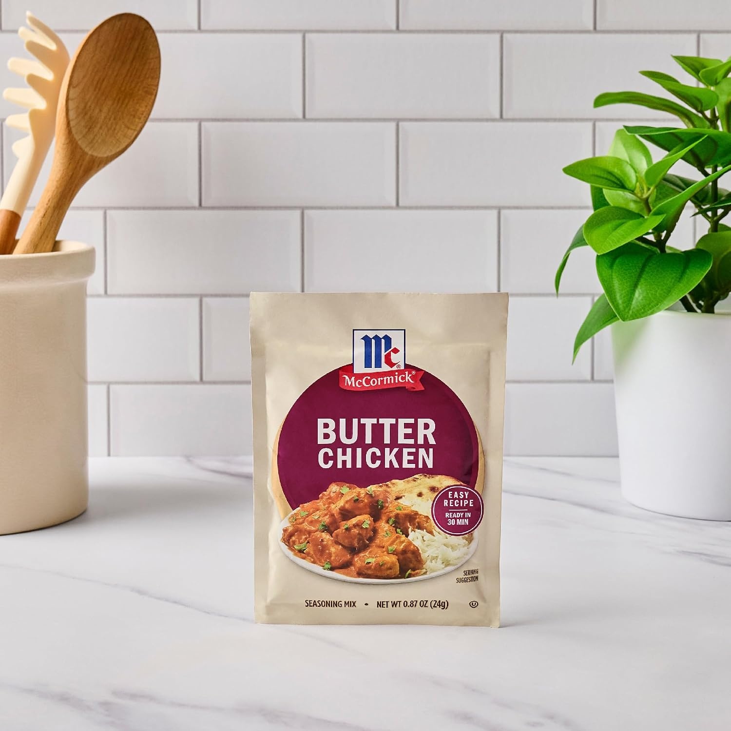 image:imageMcCormick Seasoning Mix Butter Chicken For Aromatic Indian Butter Chicken Thats Ready in 30 Minutes 087 oz