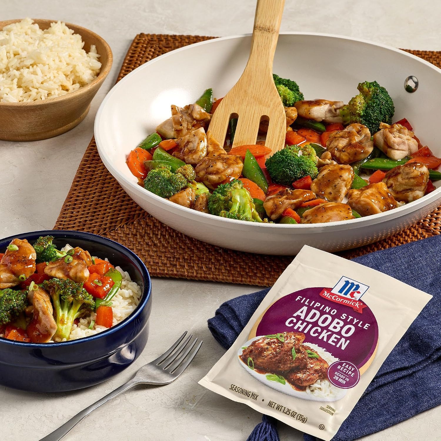 image:imageMcCormick Seasoning Mix Filipino Style Adobo Chicken For Savory Sweet amp Tangy Filipino Style Adobo Chicken in Just 20 Minutes 125 oz
