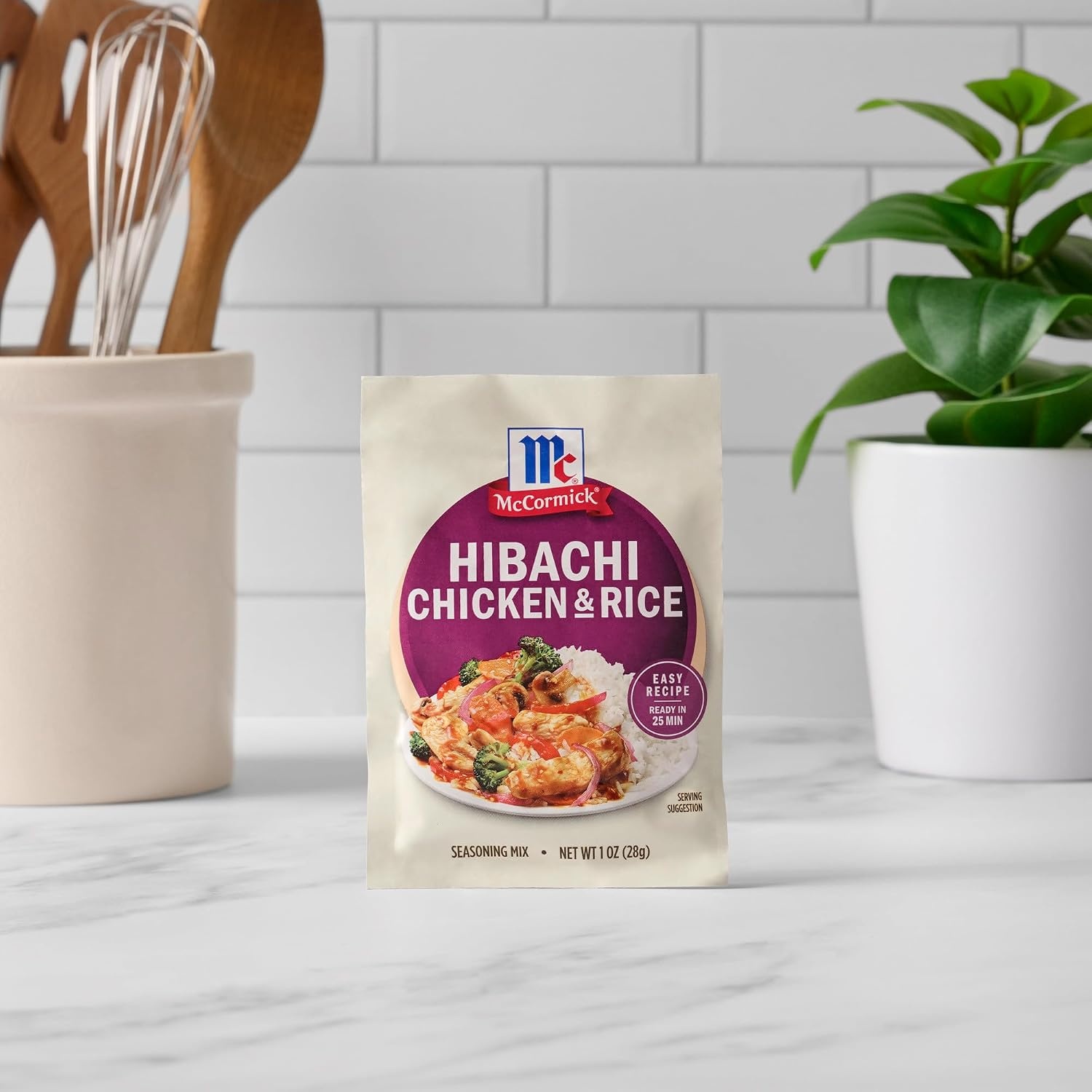image:imageMcCormick Seasoning Mix Hibachi Chicken amp Rice Gluten Free No MSG Added Soy Sauce Use with Chicken Vegetables Rice Noodles and More 1 oz