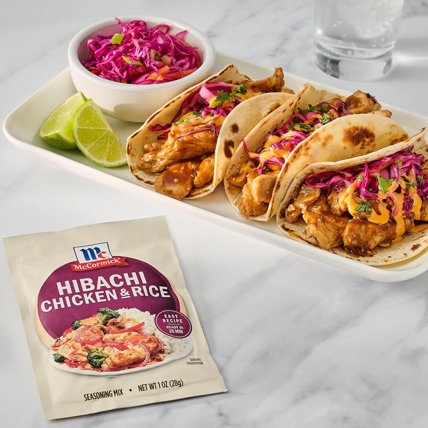 image:imageMcCormick Seasoning Mix Hibachi Chicken amp Rice Gluten Free No MSG Added Soy Sauce Use with Chicken Vegetables Rice Noodles and More 1 oz
