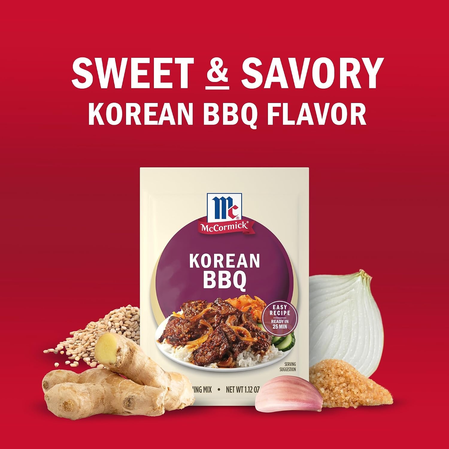 image:imageMcCormick Seasoning Mix Korean BBQ For Sweet amp Savory Korean BBQ Steak in Just 25 Minutes 112 oz