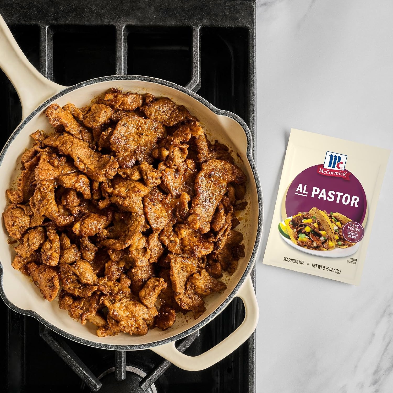 image:imageMcCormick Seasoning Mix Korean BBQ For Sweet amp Savory Korean BBQ Steak in Just 25 Minutes 112 oz Pack of 12Al Pastor