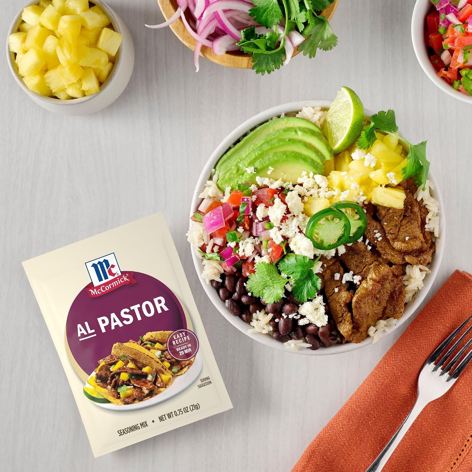 image:imageMcCormick Seasoning Mix Korean BBQ For Sweet amp Savory Korean BBQ Steak in Just 25 Minutes 112 oz Pack of 12Al Pastor