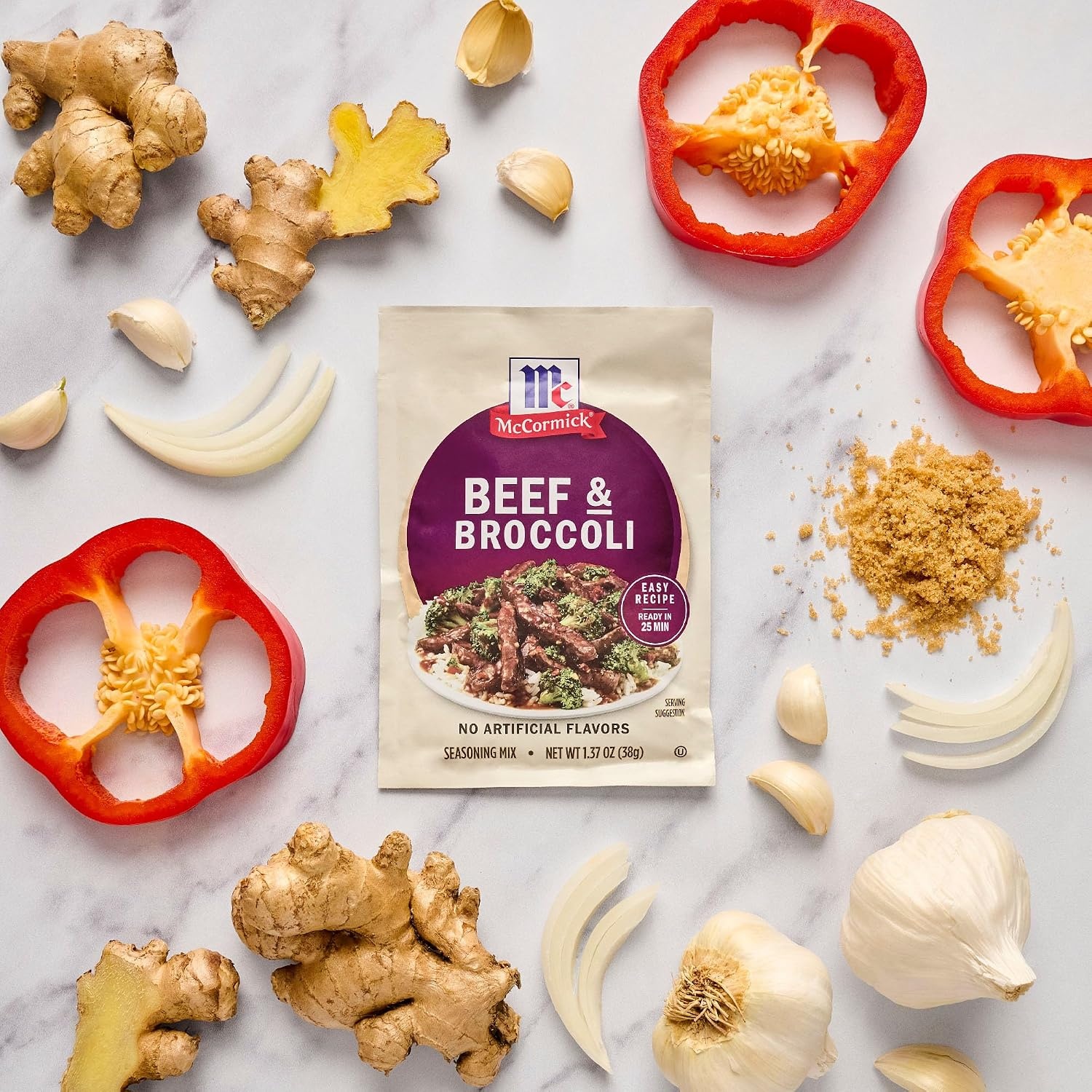 image:imageMcCormick Seasoning Mix Korean BBQ For Sweet amp Savory Korean BBQ Steak in Just 25 Minutes 112 oz Pack of 12Beef Broccoli