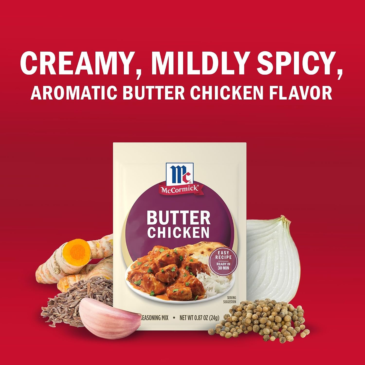 image:imageMcCormick Seasoning Mix Korean BBQ For Sweet amp Savory Korean BBQ Steak in Just 25 Minutes 112 oz Pack of 12Butter Chicken