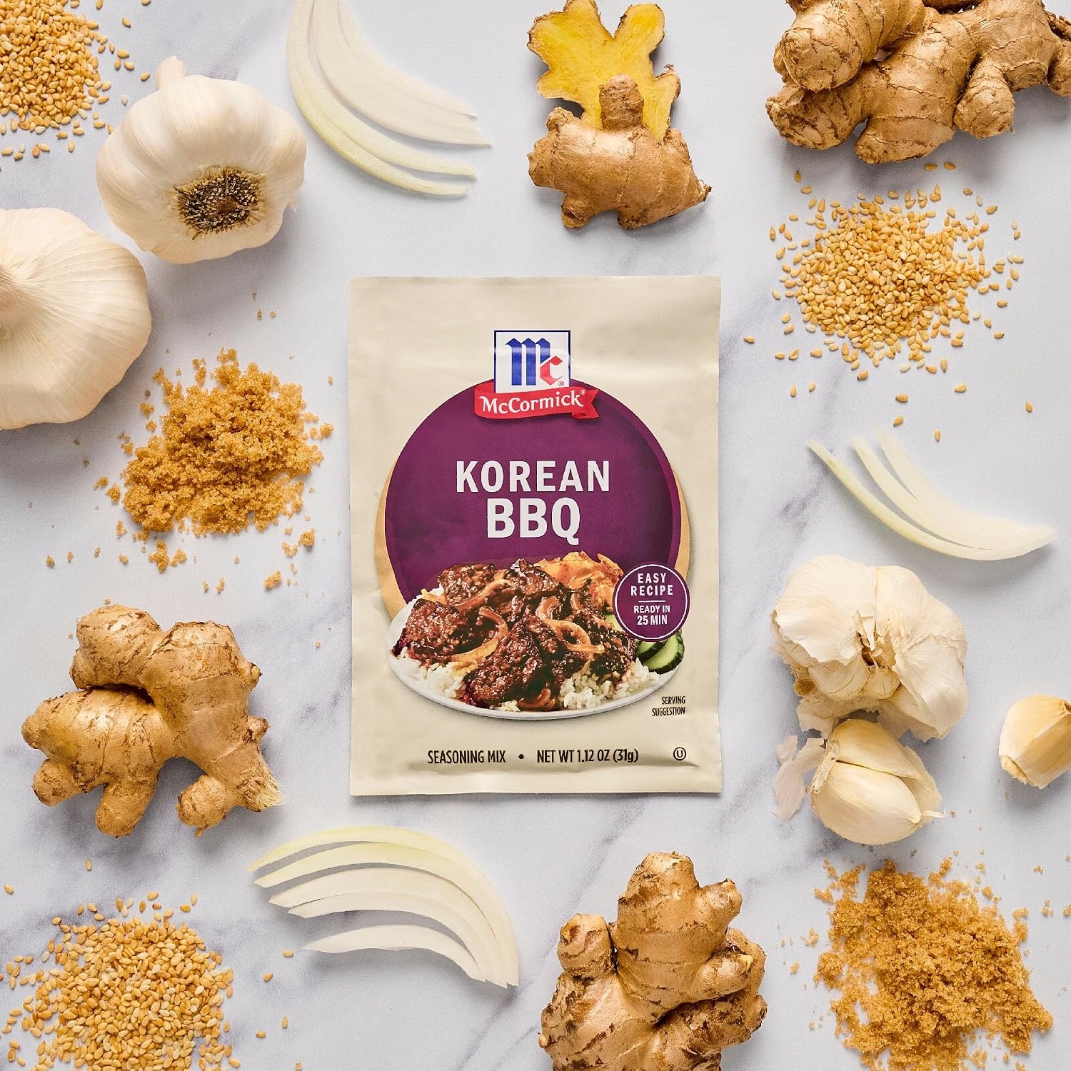 image:imageMcCormick Seasoning Mix Korean BBQ For Sweet amp Savory Korean BBQ Steak in Just 25 Minutes 112 oz Pack of 12Korean BBQ