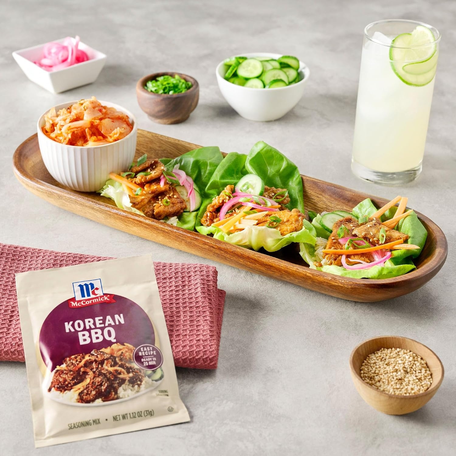 image:imageMcCormick Seasoning Mix Korean BBQ For Sweet amp Savory Korean BBQ Steak in Just 25 Minutes 112 oz Pack of 12Korean BBQ