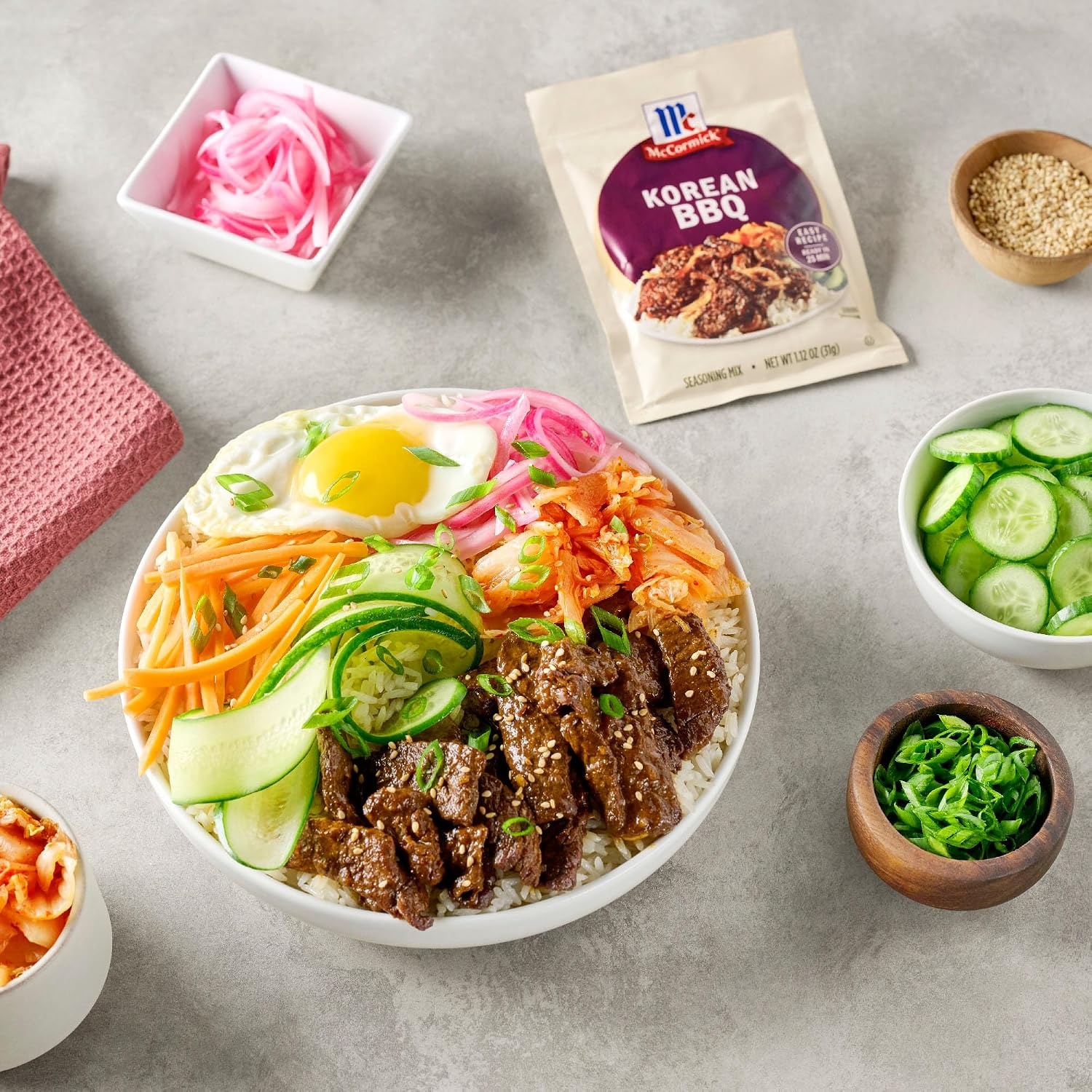 image:imageMcCormick Seasoning Mix Korean BBQ For Sweet amp Savory Korean BBQ Steak in Just 25 Minutes 112 oz Pack of 12Korean BBQ