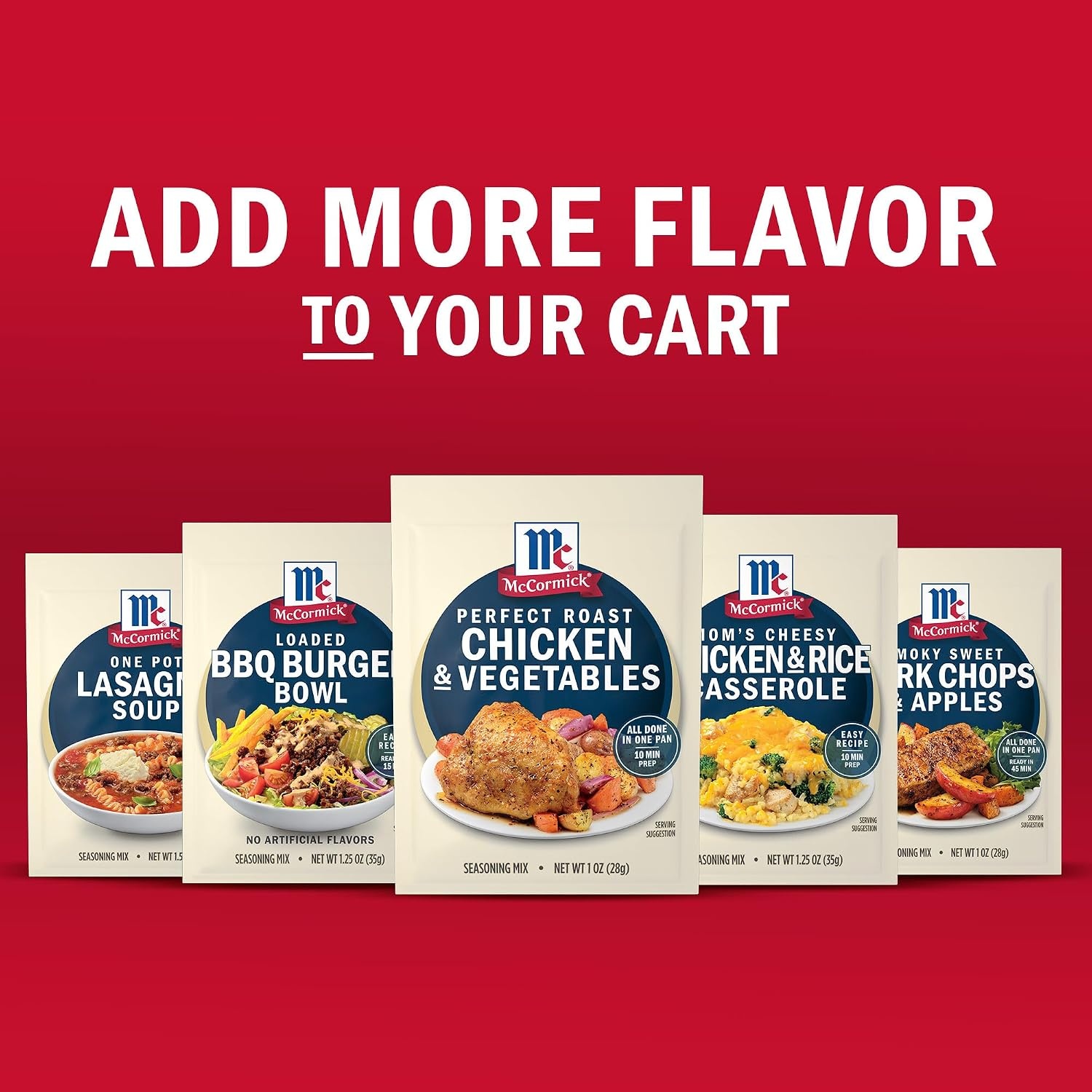 image:imageMcCormick Seasoning Mix Perfect Roast Chicken amp Vegetables No MSG Added Whole Chicken Fresh Veggies Savory Great for Sunday Roast Dinner with All the Sides 1 oz