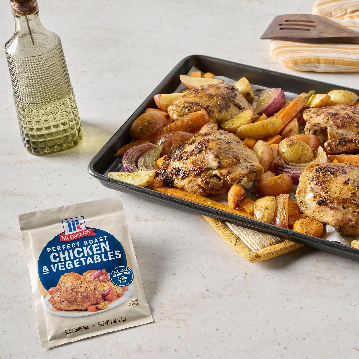 image:imageMcCormick Seasoning Mix Perfect Roast Chicken amp Vegetables No MSG Added Whole Chicken Fresh Veggies Savory Great for Sunday Roast Dinner with All the Sides 1 oz