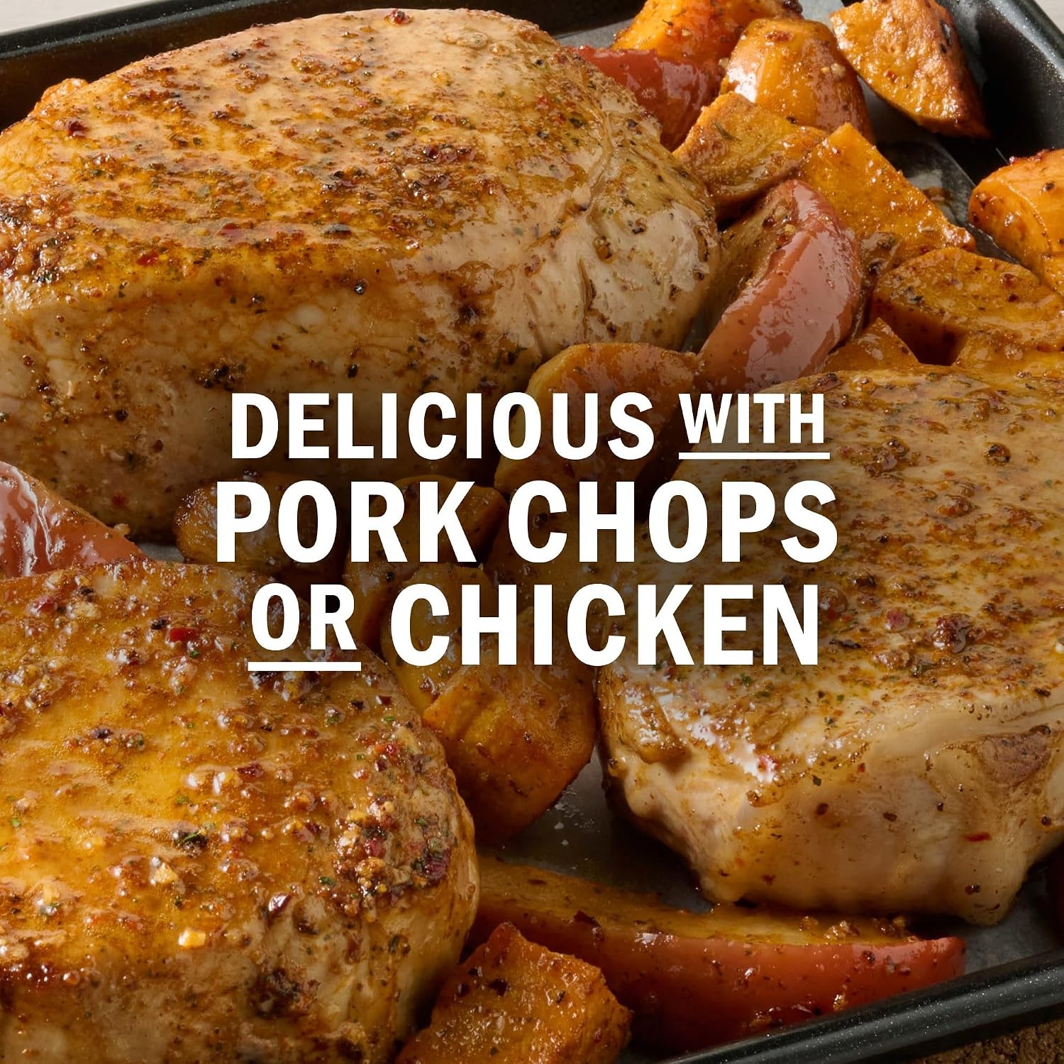 image:imageMcCormick Seasoning Mix Smoky Sweet Pork Chops amp Apples Hearty Brown Sugar Bourbon Hickory Savory Yet Sweet Weeknight Dinner in 45 Minutes 1 oz Pack of 12