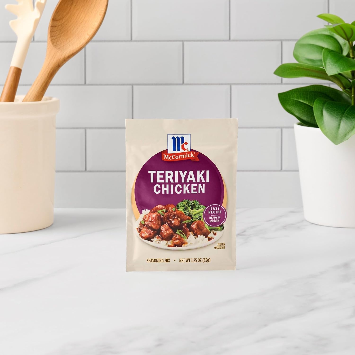 image:imageMcCormick Seasoning Mix Teriyaki Chicken Seasoning Mix Quick and Easy 20Minute Meal Convenient amp Delicious Flavor Prepare with Chicken Steak or Shrimp 125 oz