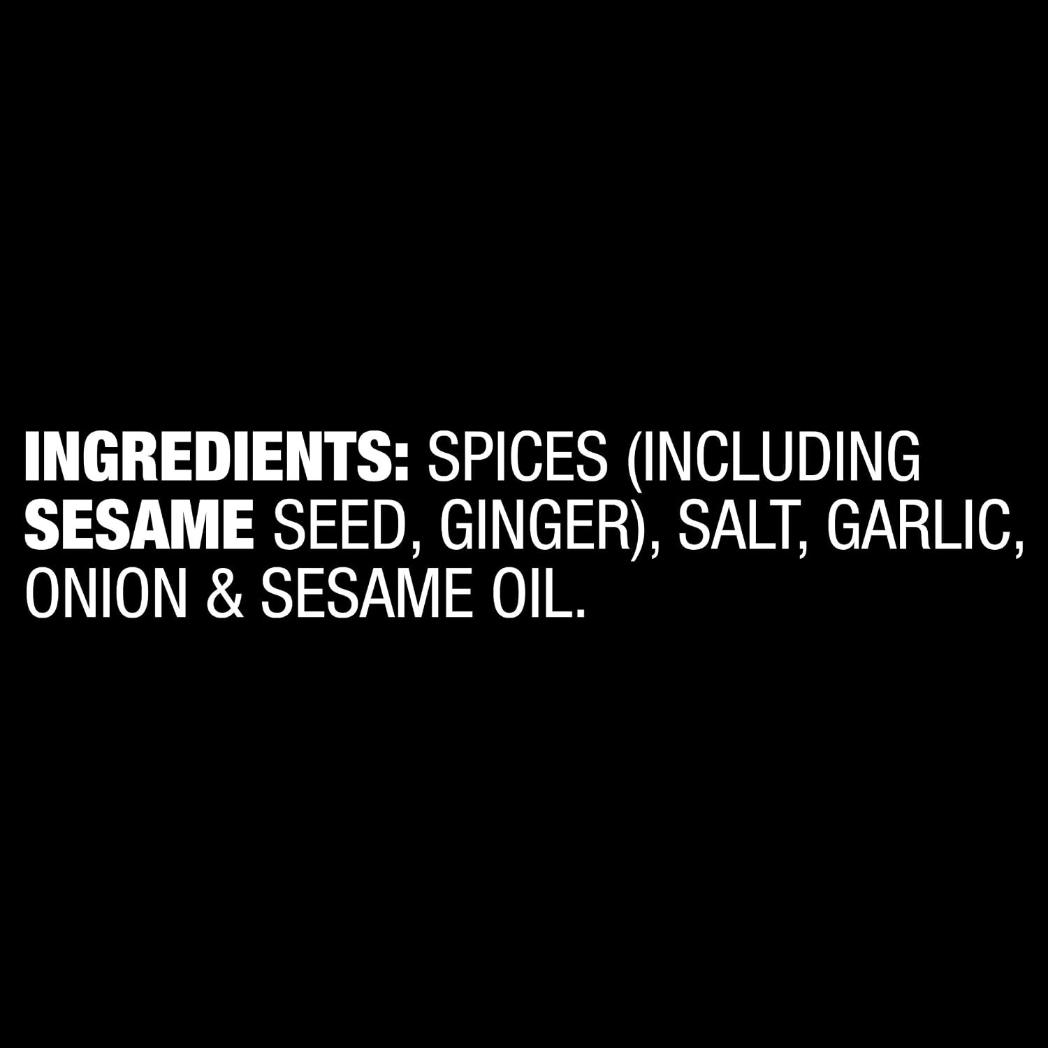 image:imageMcCormick Seasoning Sesame Ginger Signature Seasonings Crunchy Umami Flavor Shake On For StirFries Rice Dishes Grilled Meats amp More No Artificial Flavors No MSG Added 25 oz