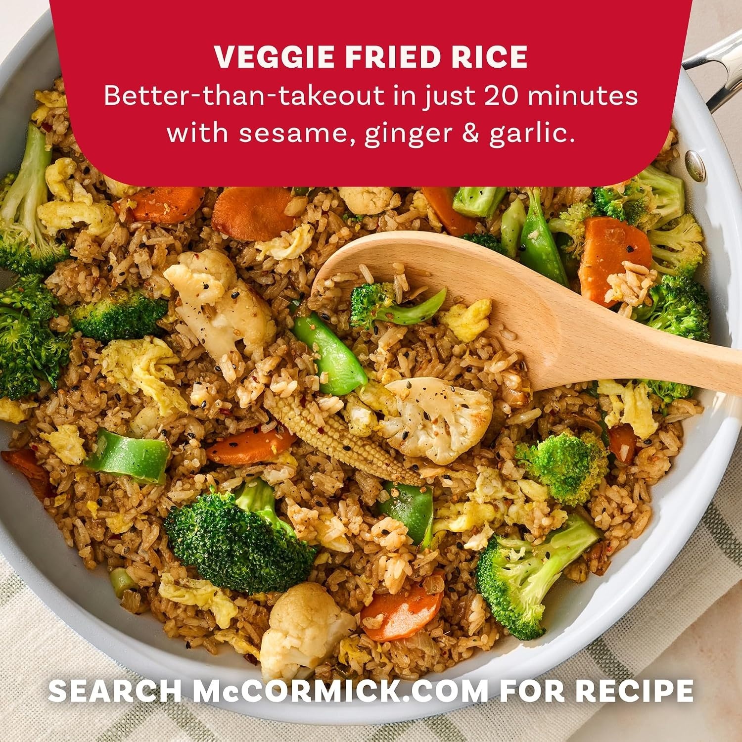 image:imageMcCormick Seasoning Sesame Ginger Signature Seasonings Crunchy Umami Flavor Shake On For StirFries Rice Dishes Grilled Meats amp More No Artificial Flavors No MSG Added 25 oz