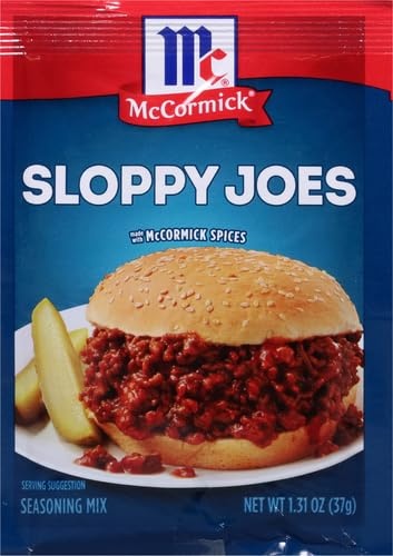 image:imageMcCormick Sloppy Joes Seasoning Mix 131 oz Pack of 12131 Ounce Pack of 4