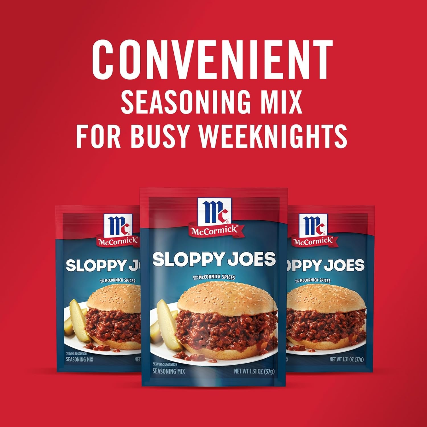 image:imageMcCormick Sloppy Joes Seasoning Mix 131 oz131 Ounce Pack of 1