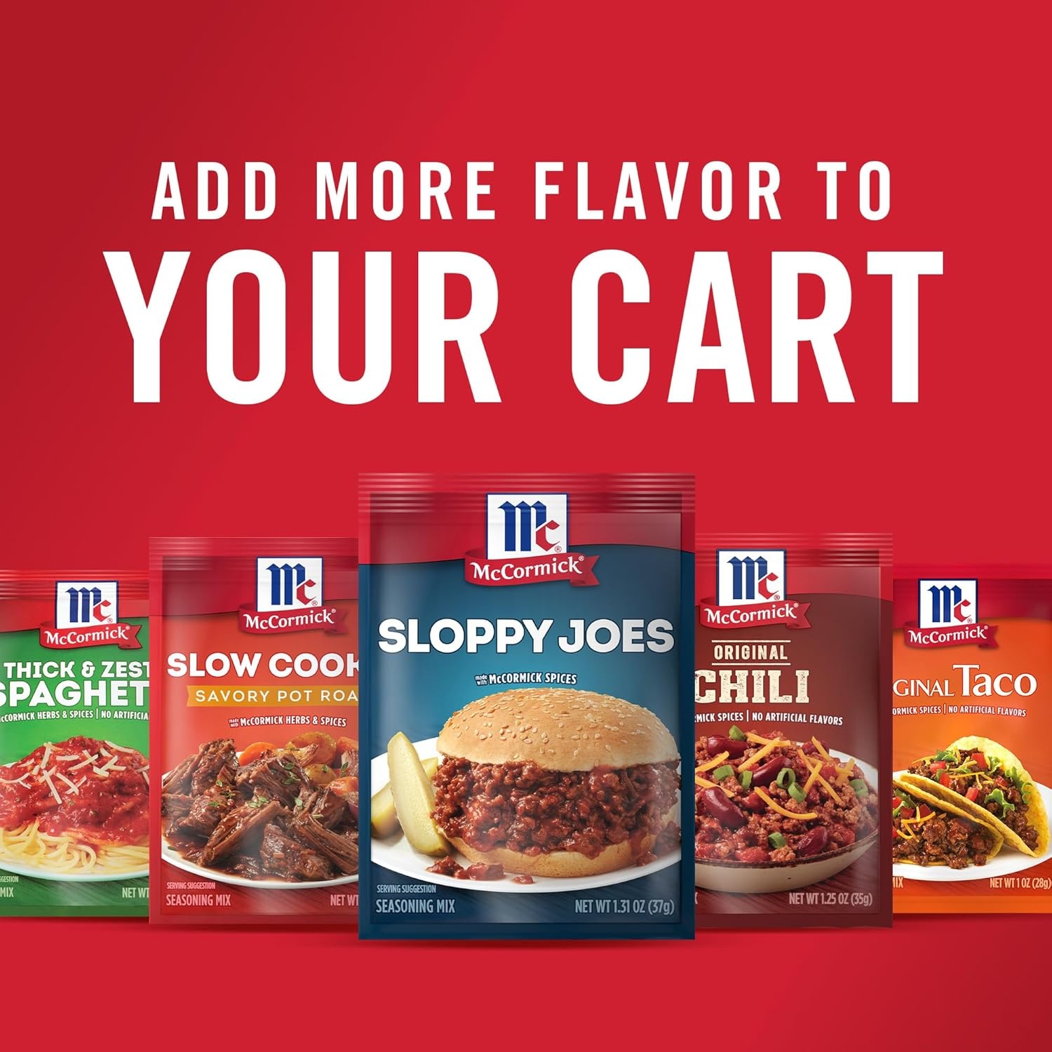 image:imageMcCormick Sloppy Joes Seasoning Mix 131 oz131 Ounce Pack of 1