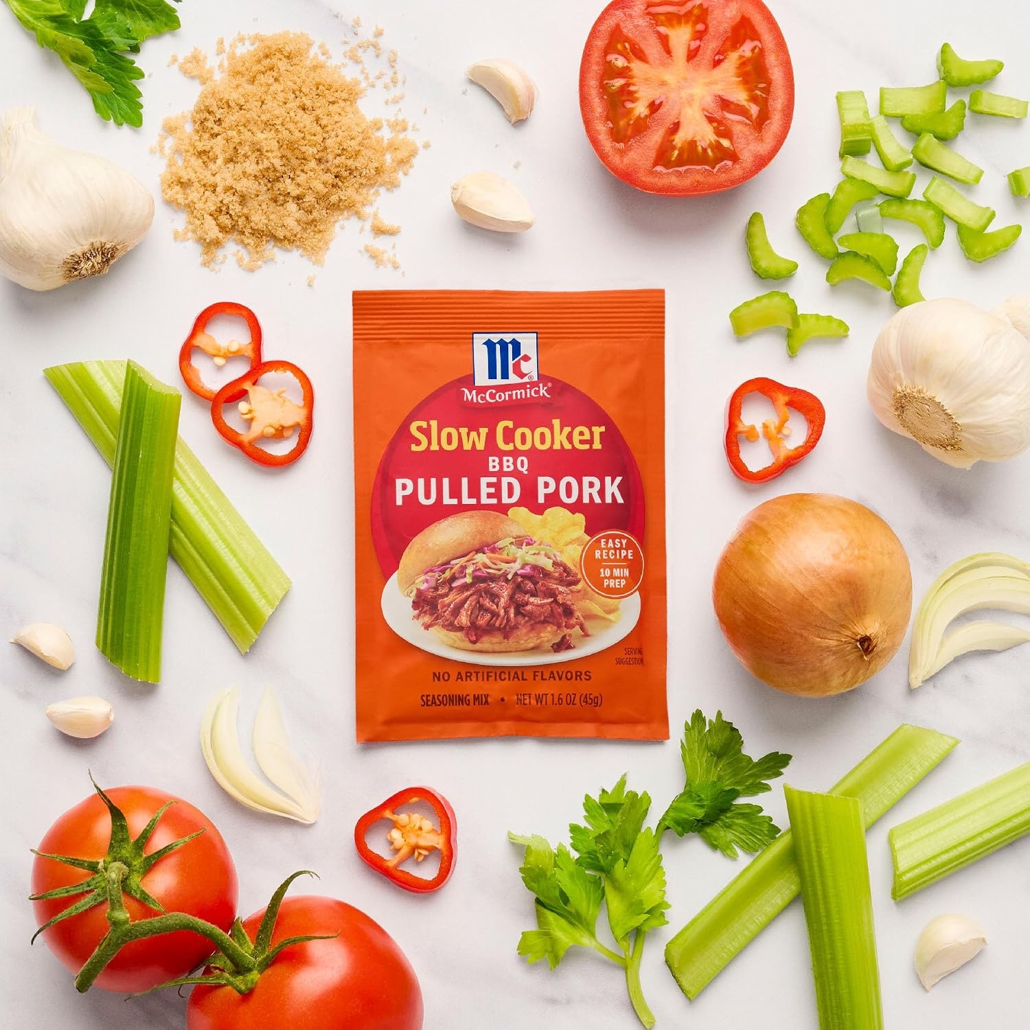 image:imageMcCormick Slow Cooker BBQ Pulled Pork Seasoning Mix 16 oz16 Ounce Pack of 1
