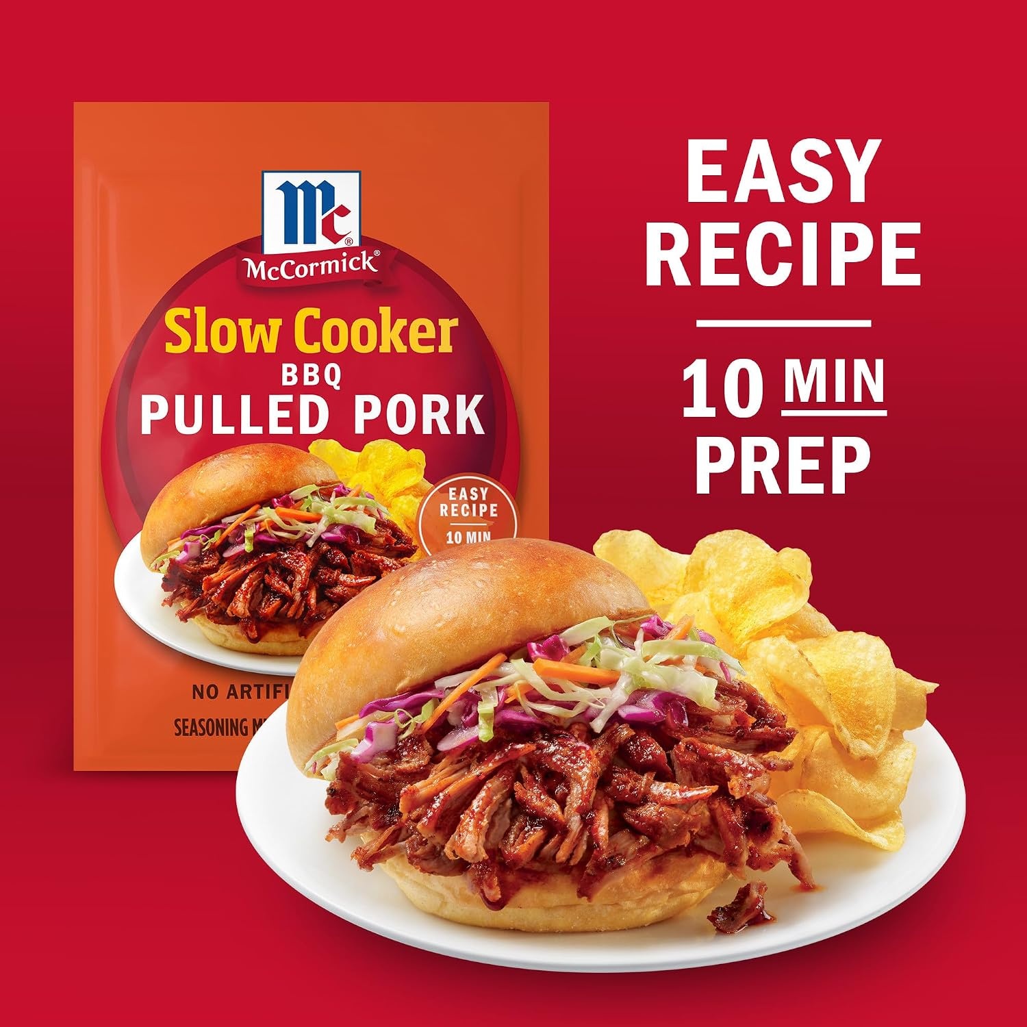 image:imageMcCormick Slow Cooker BBQ Pulled Pork Seasoning Mix 16 oz16 Ounce Pack of 1