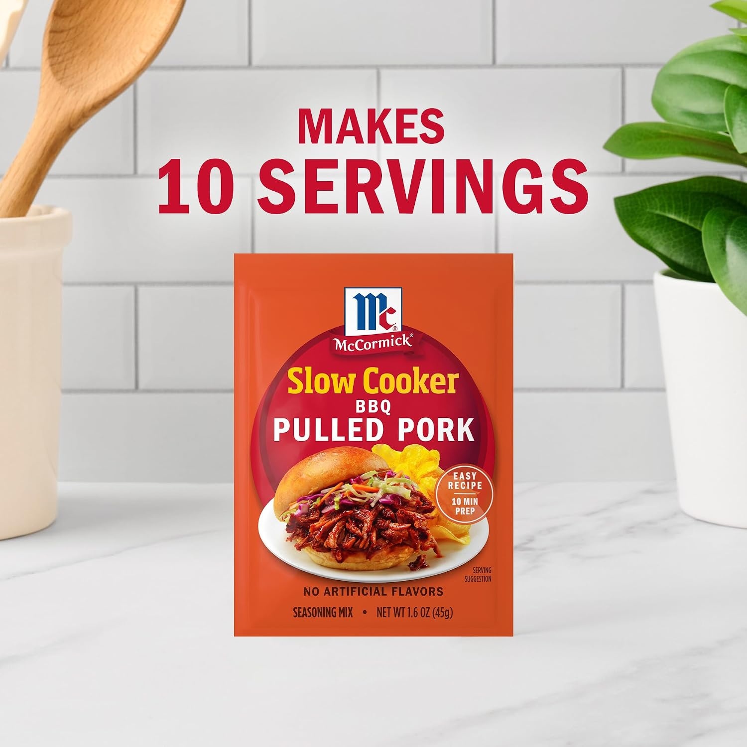 image:imageMcCormick Slow Cooker BBQ Pulled Pork Seasoning Mix 16 oz16 Ounce Pack of 1