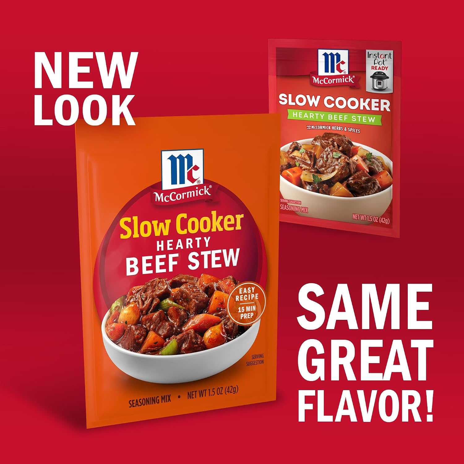 image:imageMcCormick Slow Cooker Hearty Beef Stew Seasoning Mix 15 oz Pack of 1215 Ounce Pack of 1