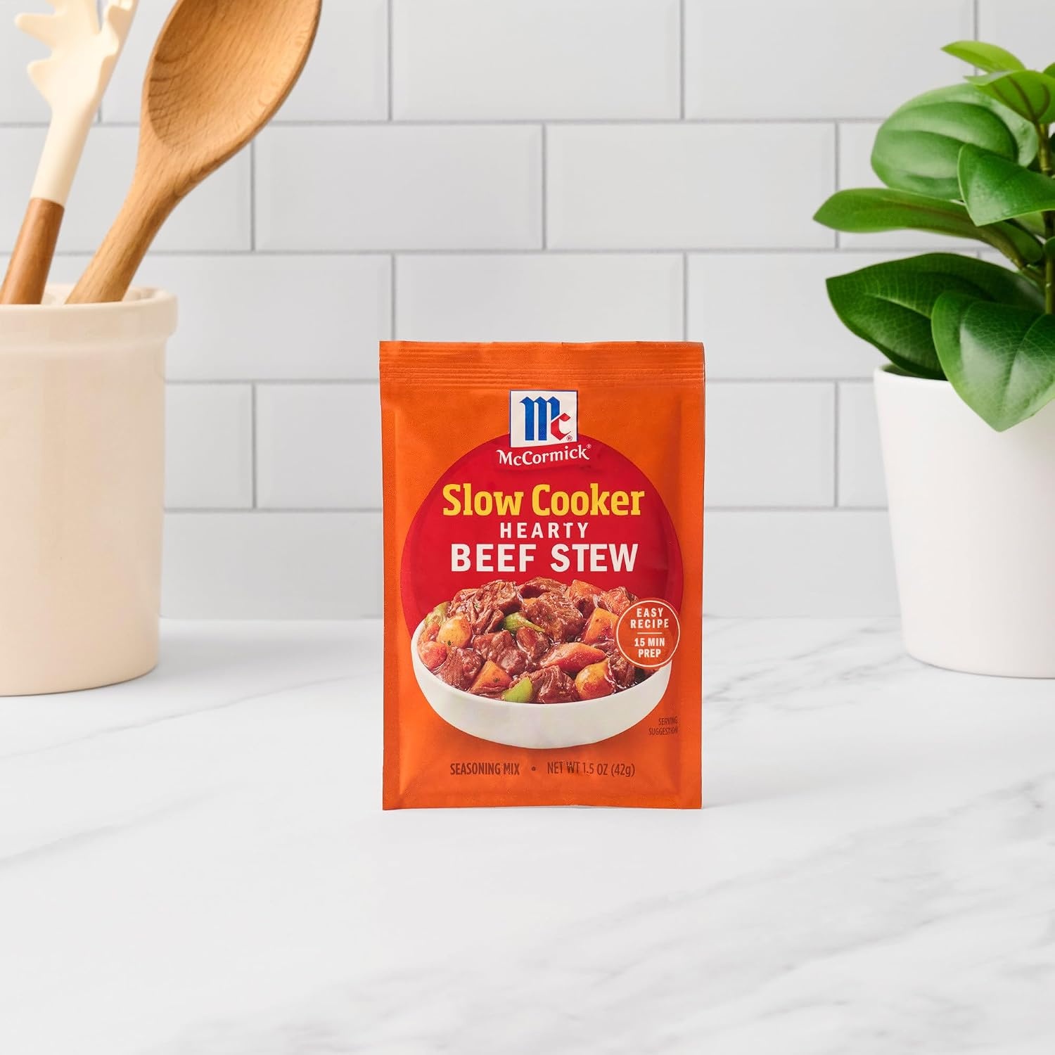 image:imageMcCormick Slow Cooker Hearty Beef Stew Seasoning Mix 15 oz Pack of 1215 Ounce Pack of 1