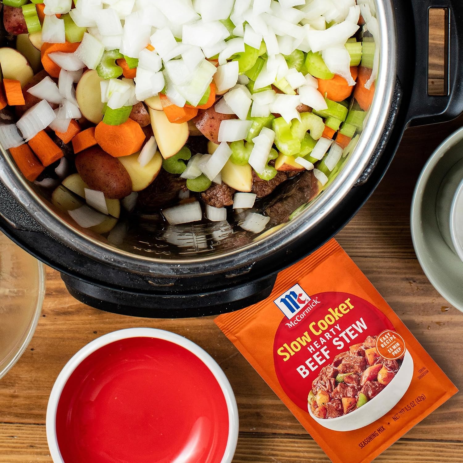 image:imageMcCormick Slow Cooker Hearty Beef Stew Seasoning Mix 15 oz Pack of 1215 Ounce Pack of 1