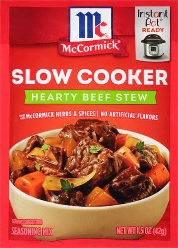 image:imageMcCormick Slow Cooker Hearty Beef Stew Seasoning Mix 15 oz Pack of 1215 Ounce Pack of 3