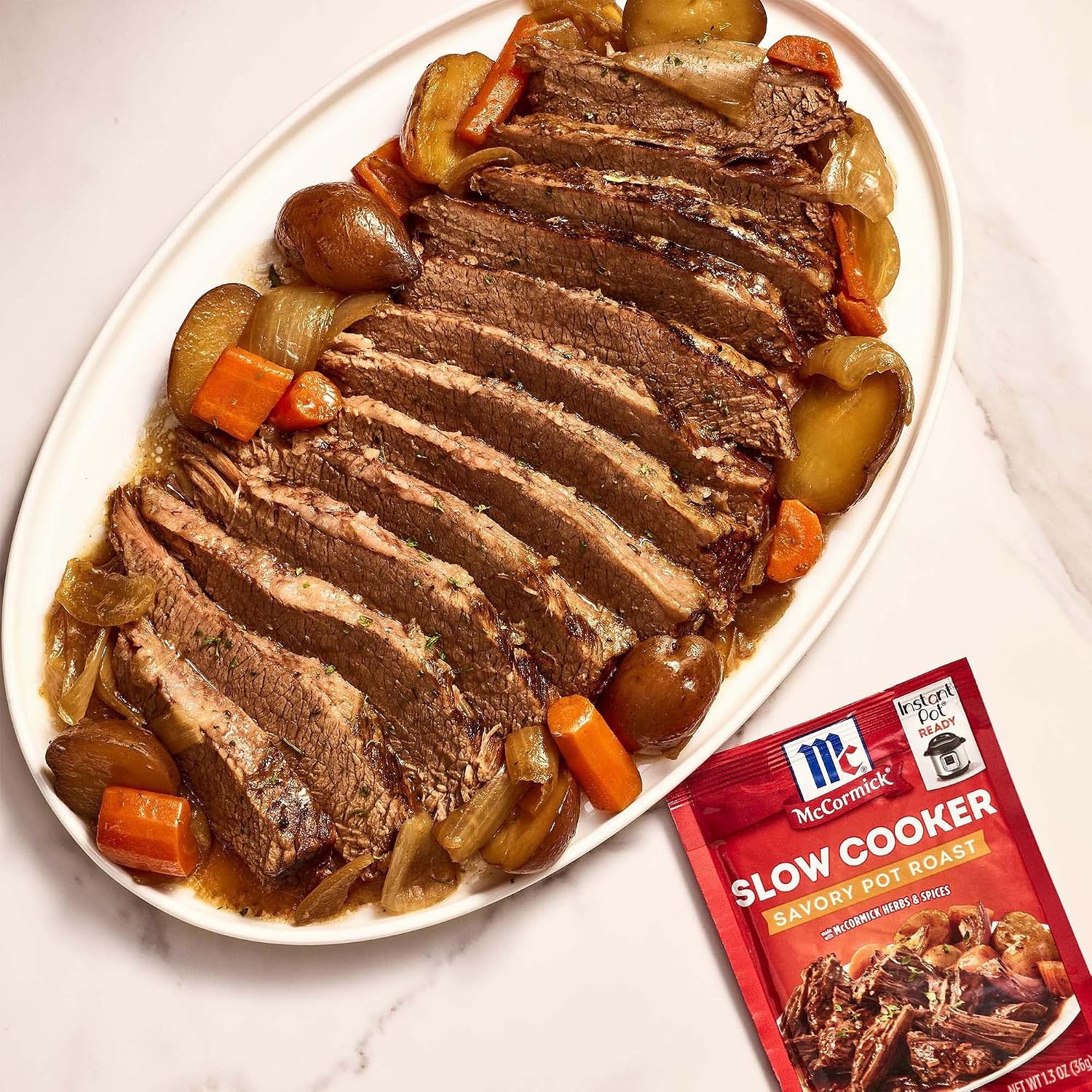 image:imageMcCormick Slow Cooker Savory Pot Roast Seasoning Mix 13 Oz Pack of 113 Ounce Pack of 1