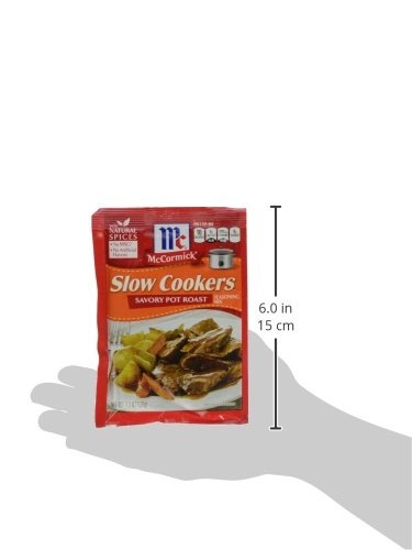 image:imageMcCormick Slow Cooker Savory Pot Roast Seasoning Mix 13 Oz Pack of 113 Ounce Pack of 4