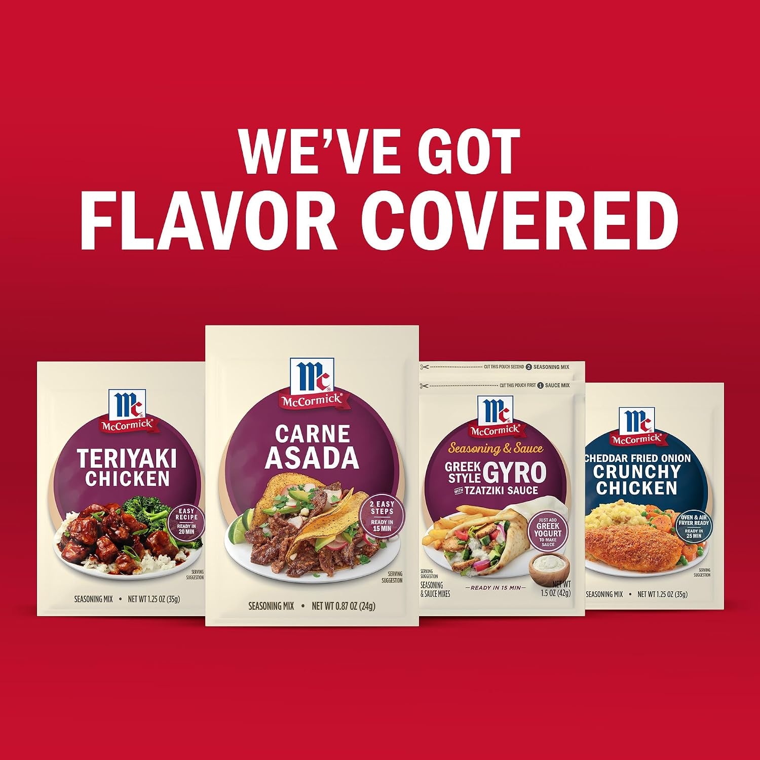 image:imageMcCormick Street Taco Carne Asada Seasoning Mix 087 oz Pack of 12087 Ounce Pack of 1